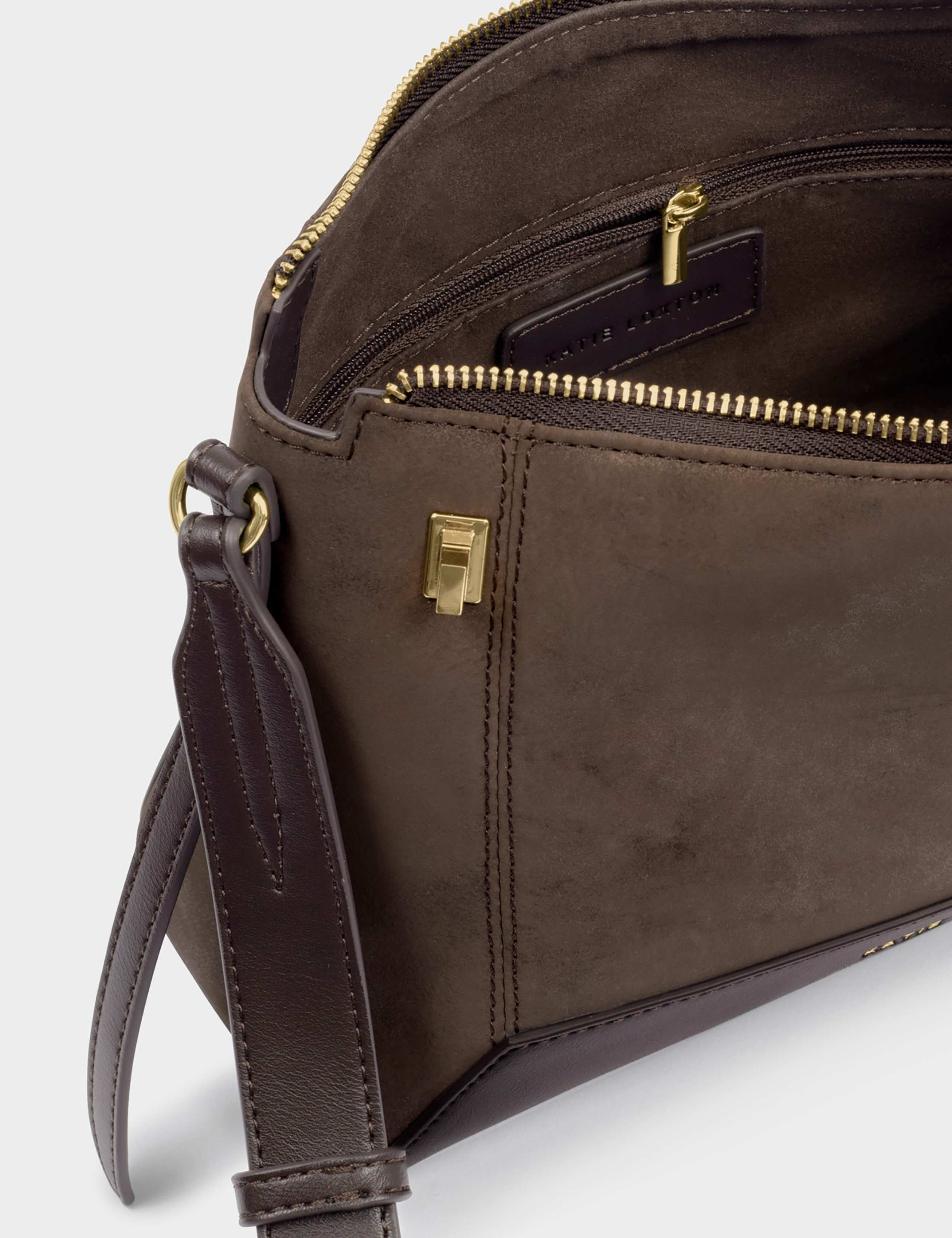 Faux Suede Cross Body Bag 5 of 5