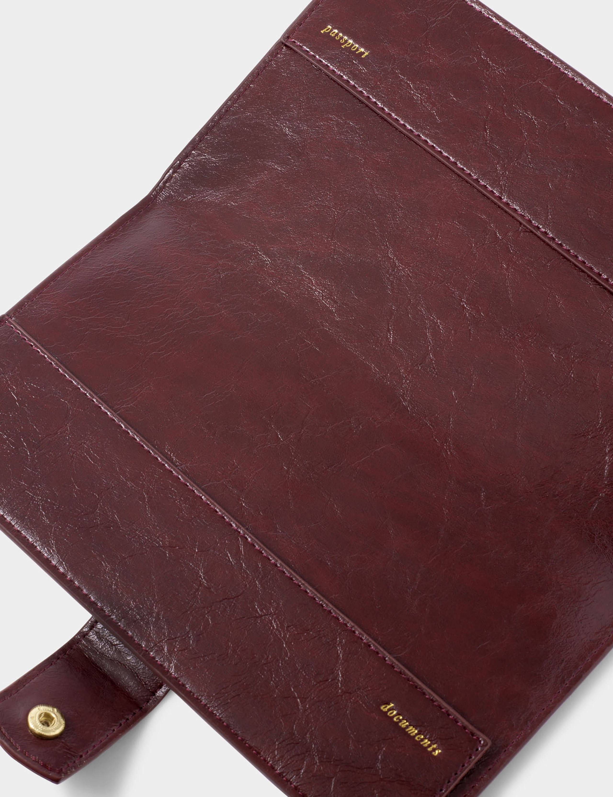 Faux Leather Travel Wallet 3 of 3