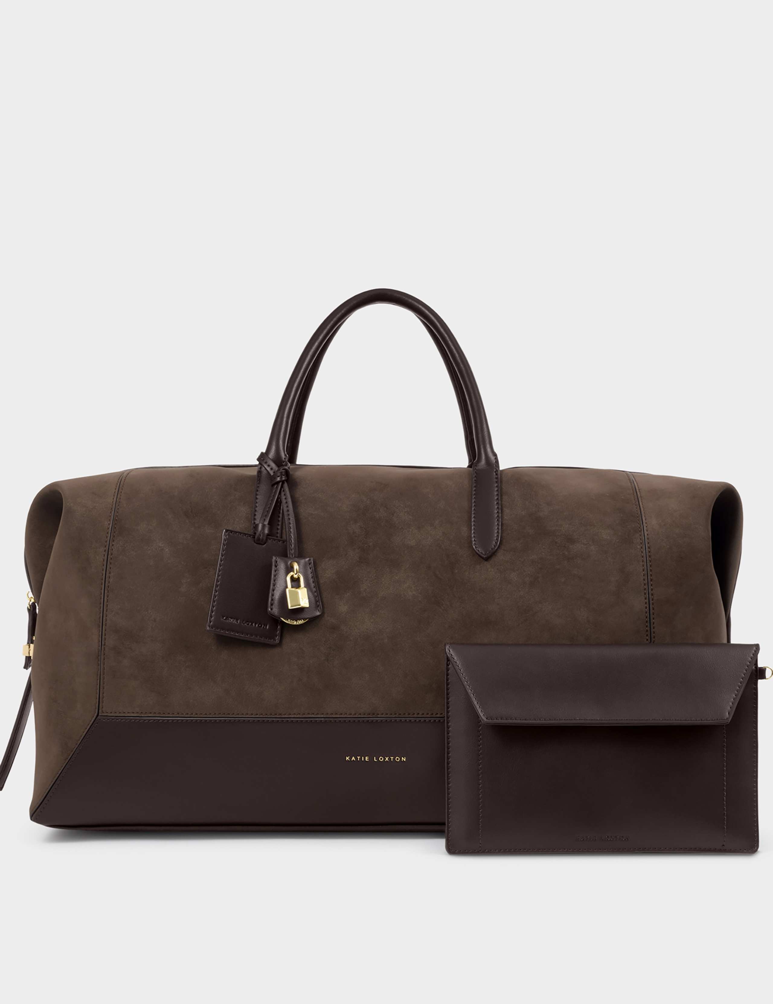 Faux Suede Weekend Bag 3 of 7