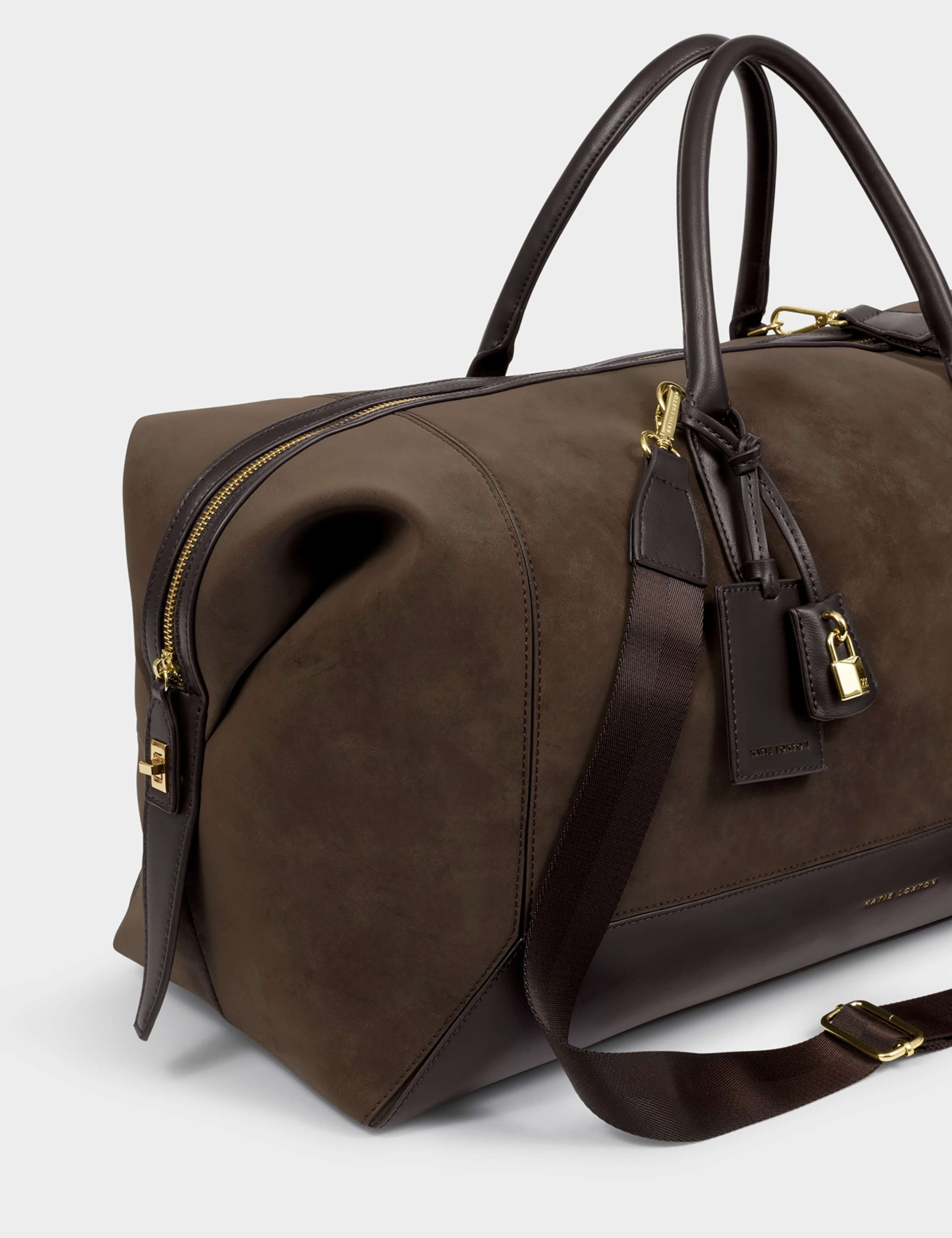 Faux Suede Weekend Bag 4 of 7