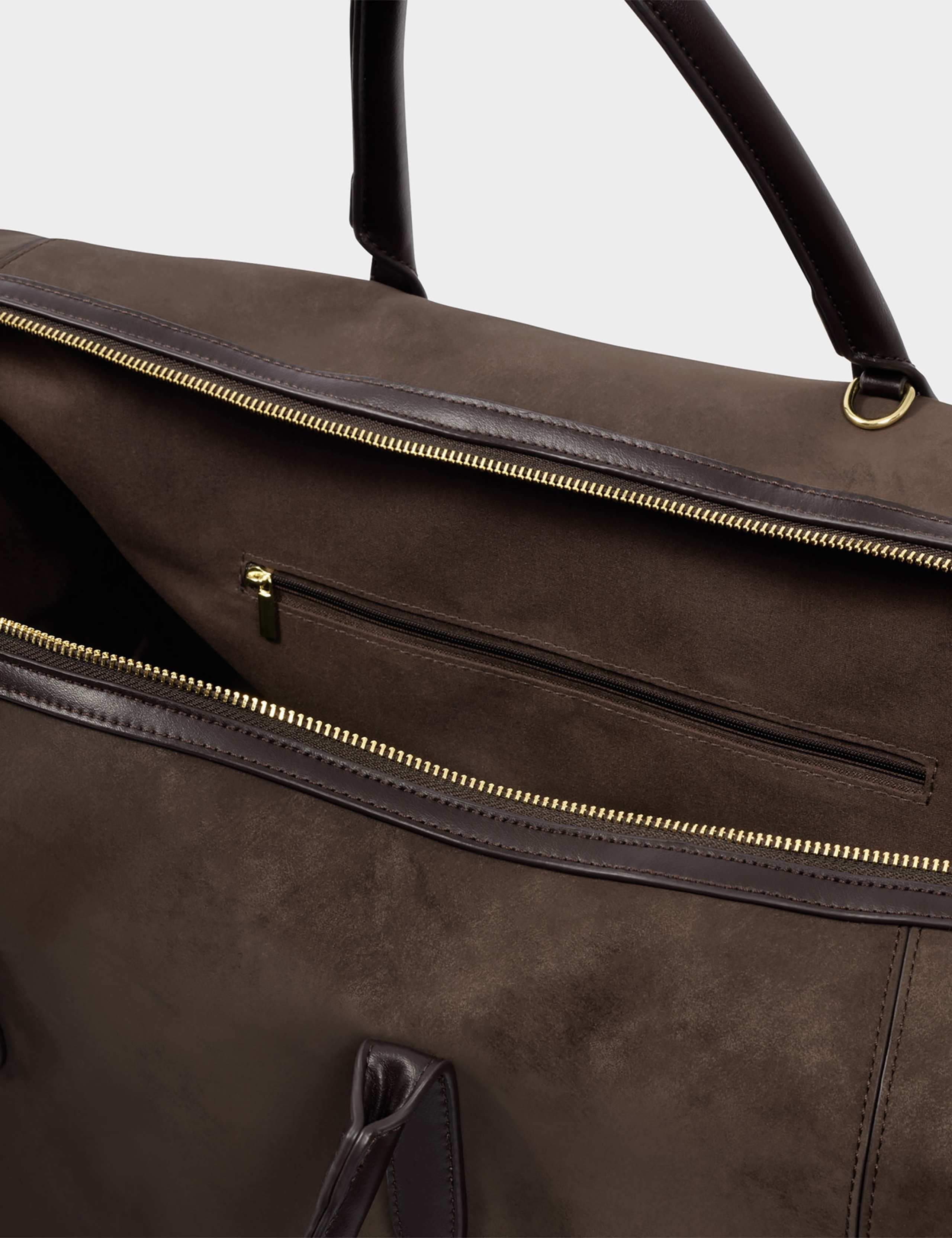 Faux Suede Weekend Bag 6 of 7