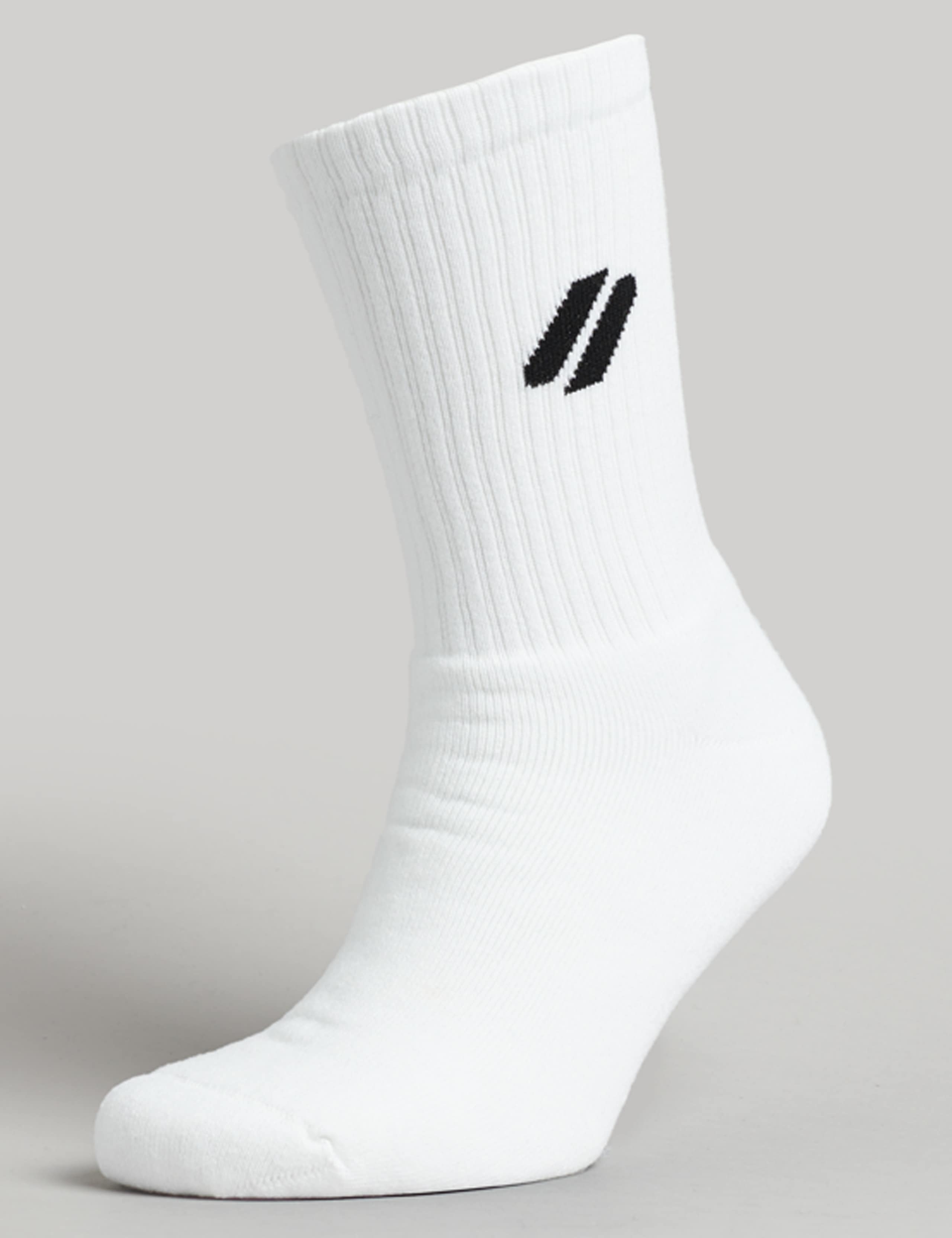 3 Pack Logo Embroidered Sports Socks 2 of 4