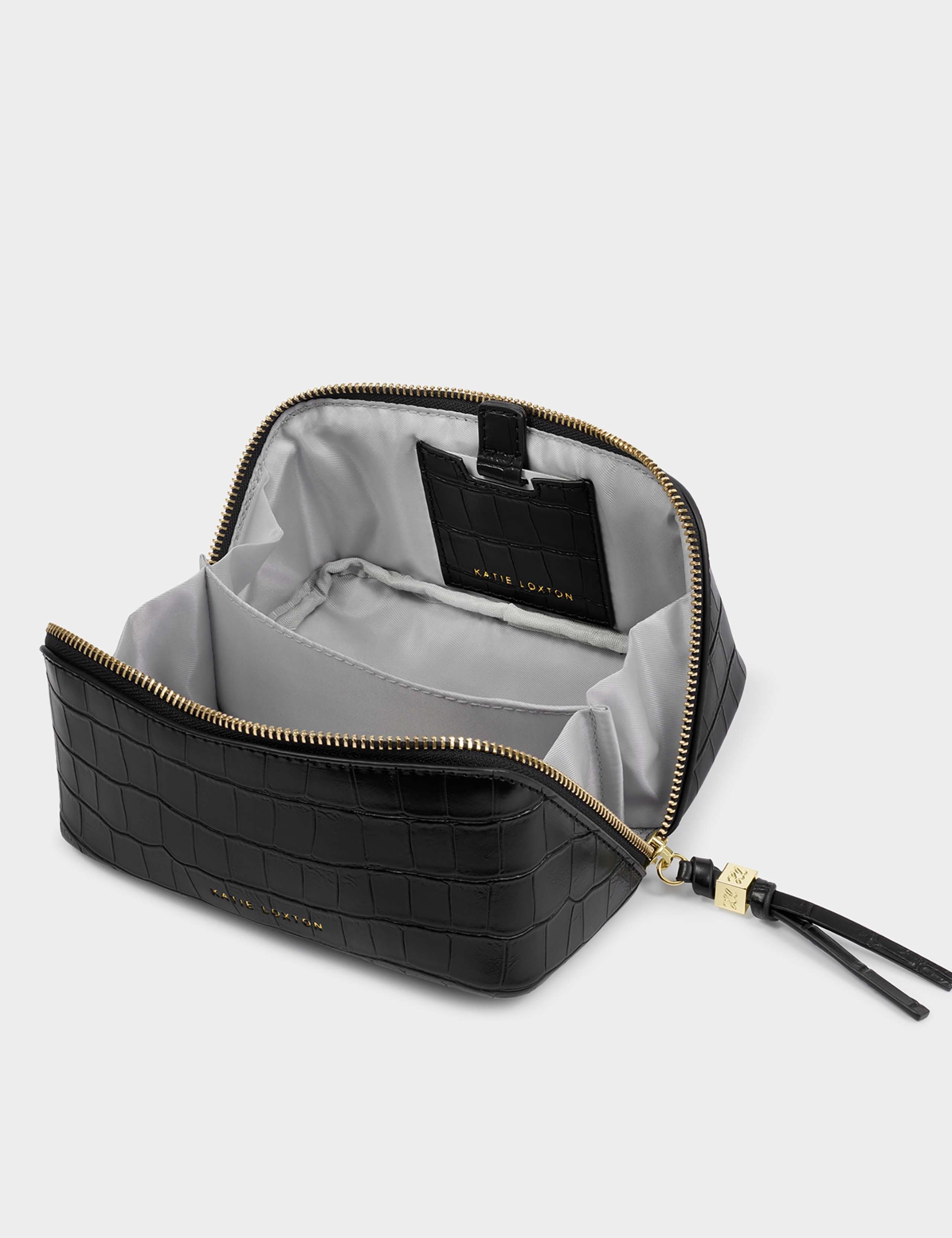 Croc Effect Make Up Bag 3 of 5