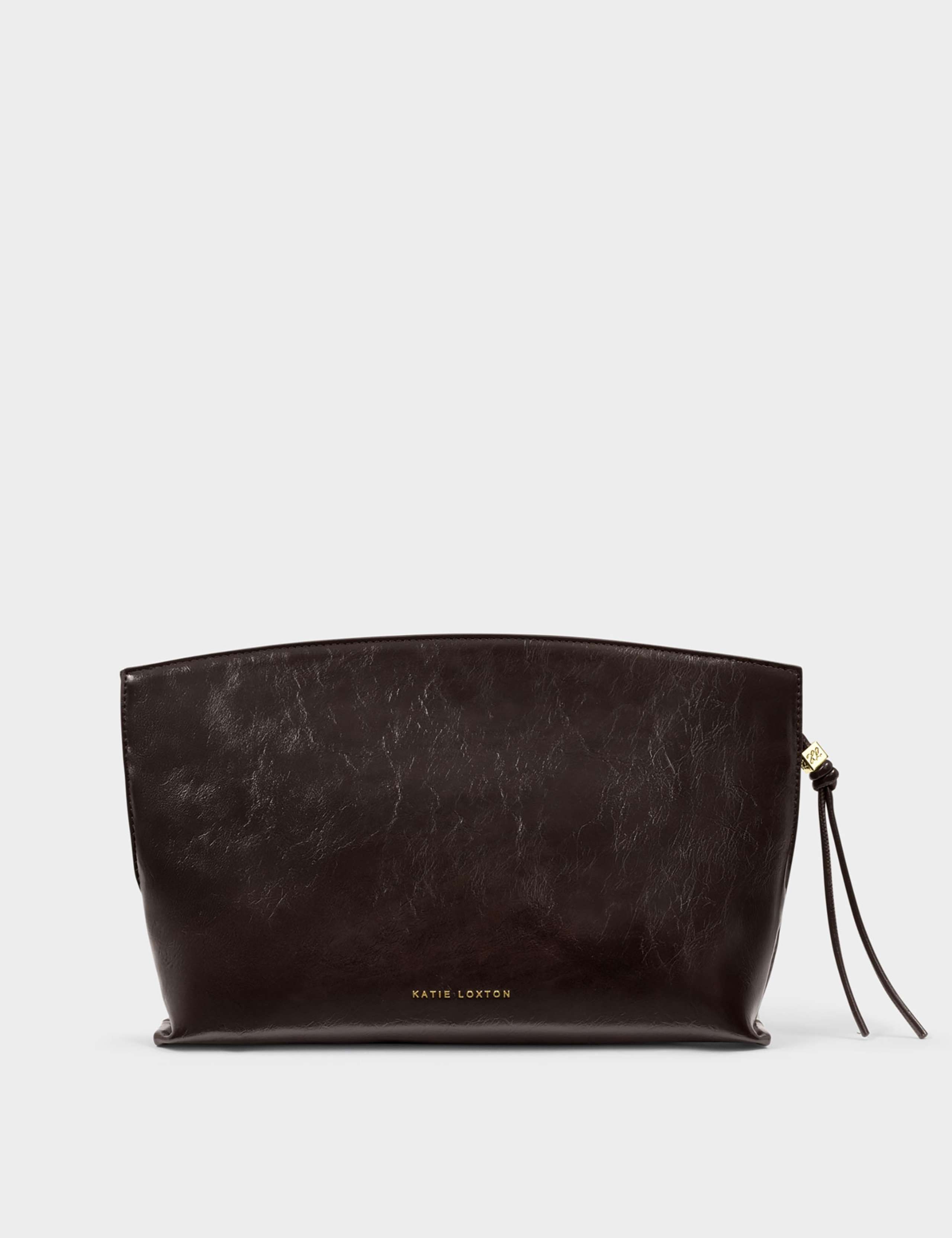 Faux Leather Clutch Bag 2 of 4