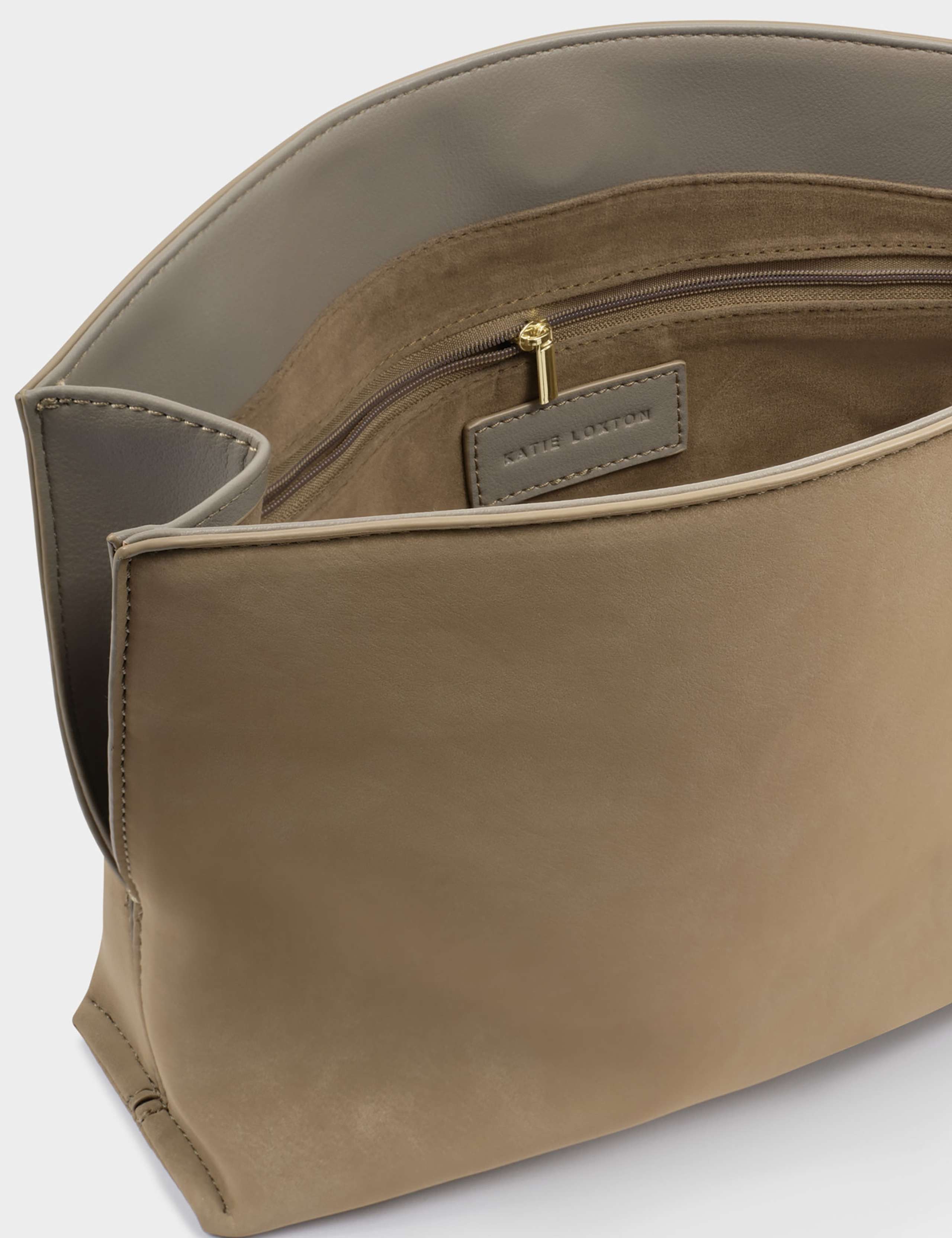 Faux Suede Underarm Clutch Bag 5 of 5