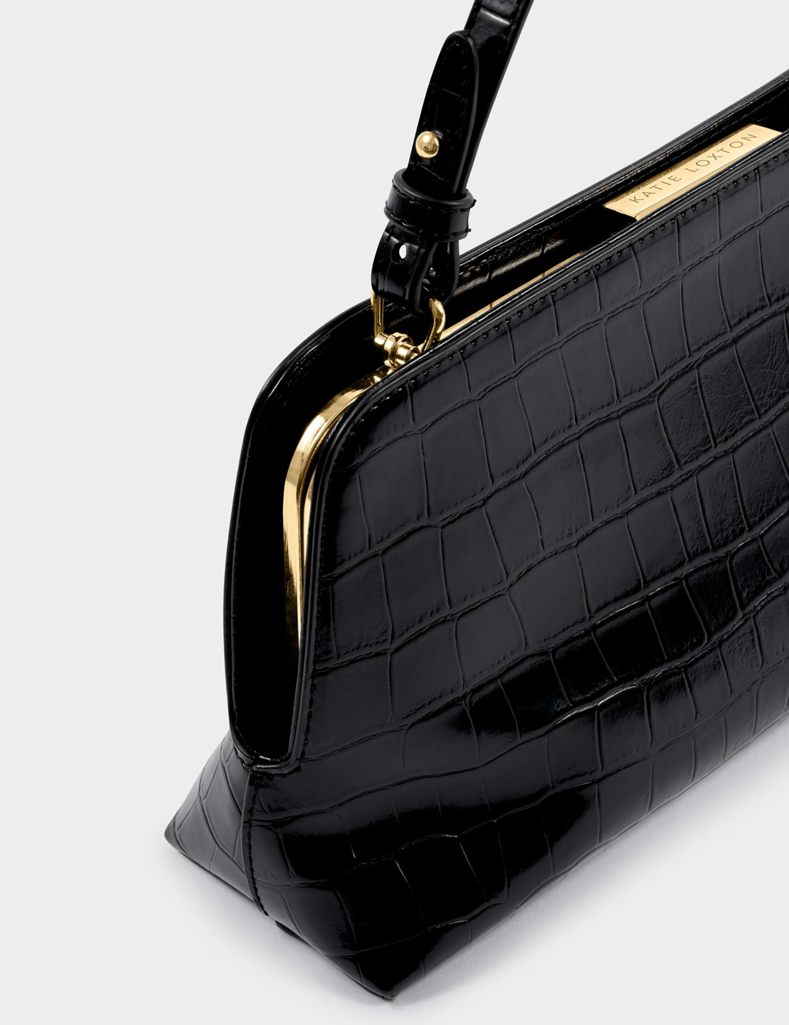 Croc Effect Shoulder Bag 5 of 6