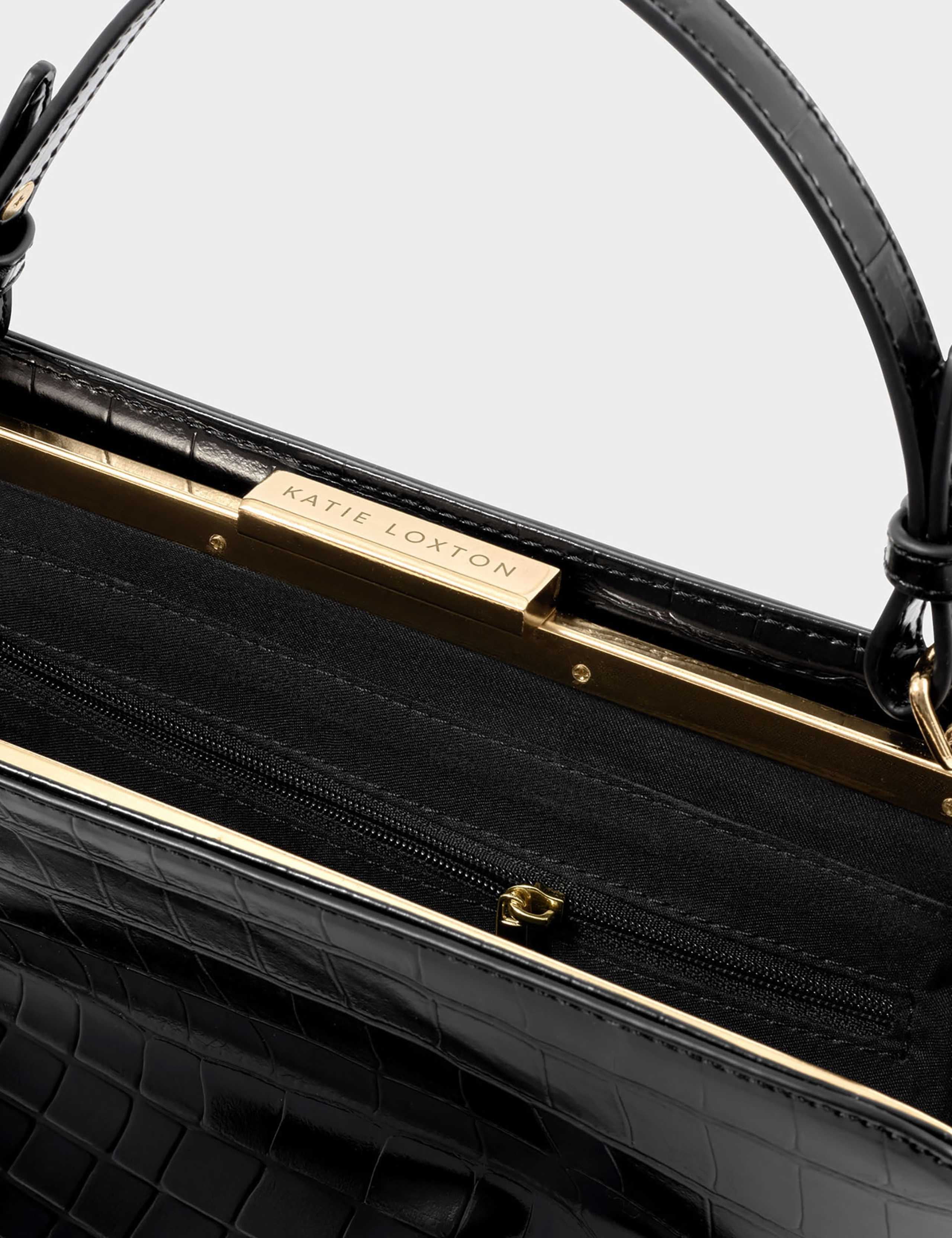 Croc Effect Shoulder Bag 6 of 6