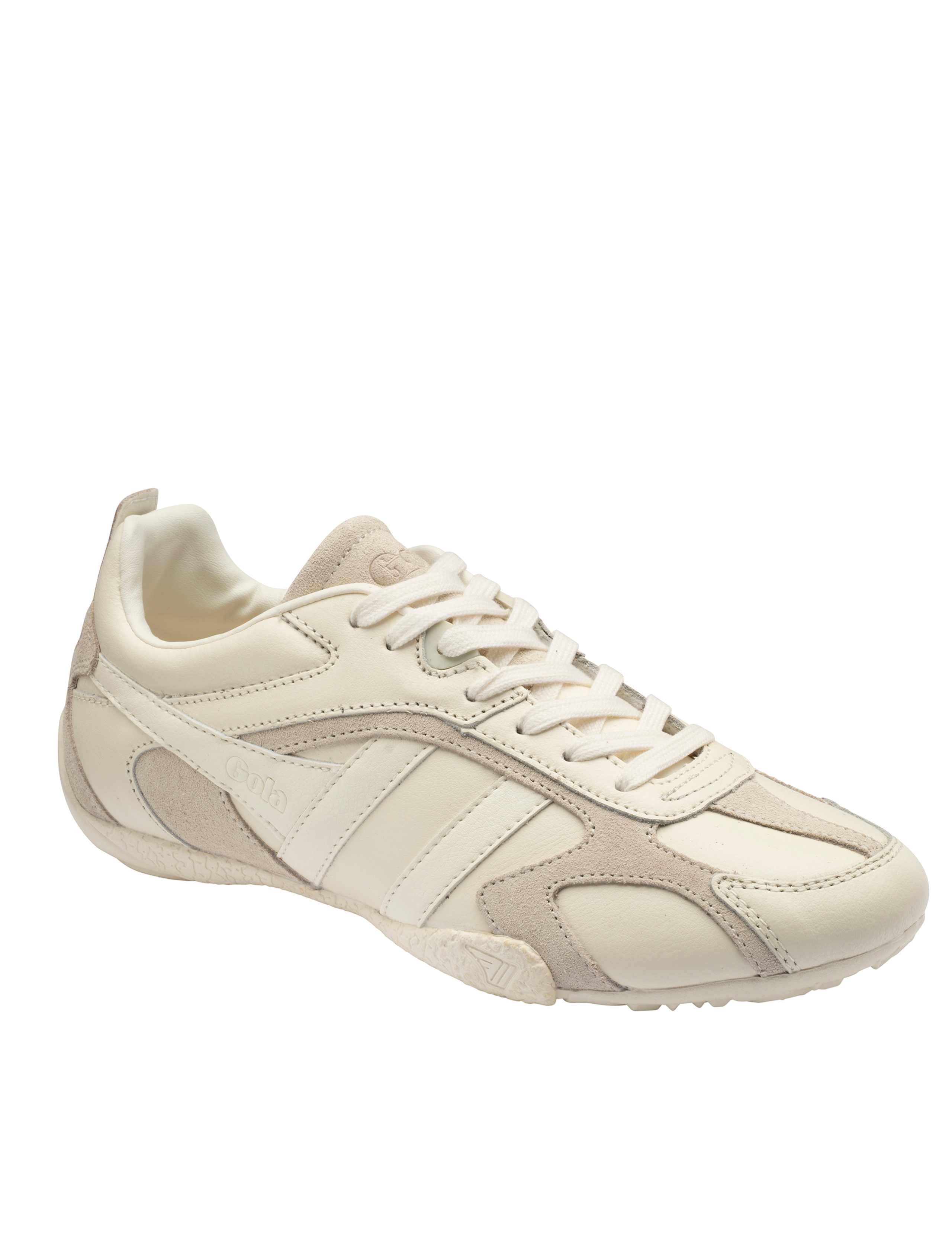 Corva Leather Lace Up Trainers 2 of 5