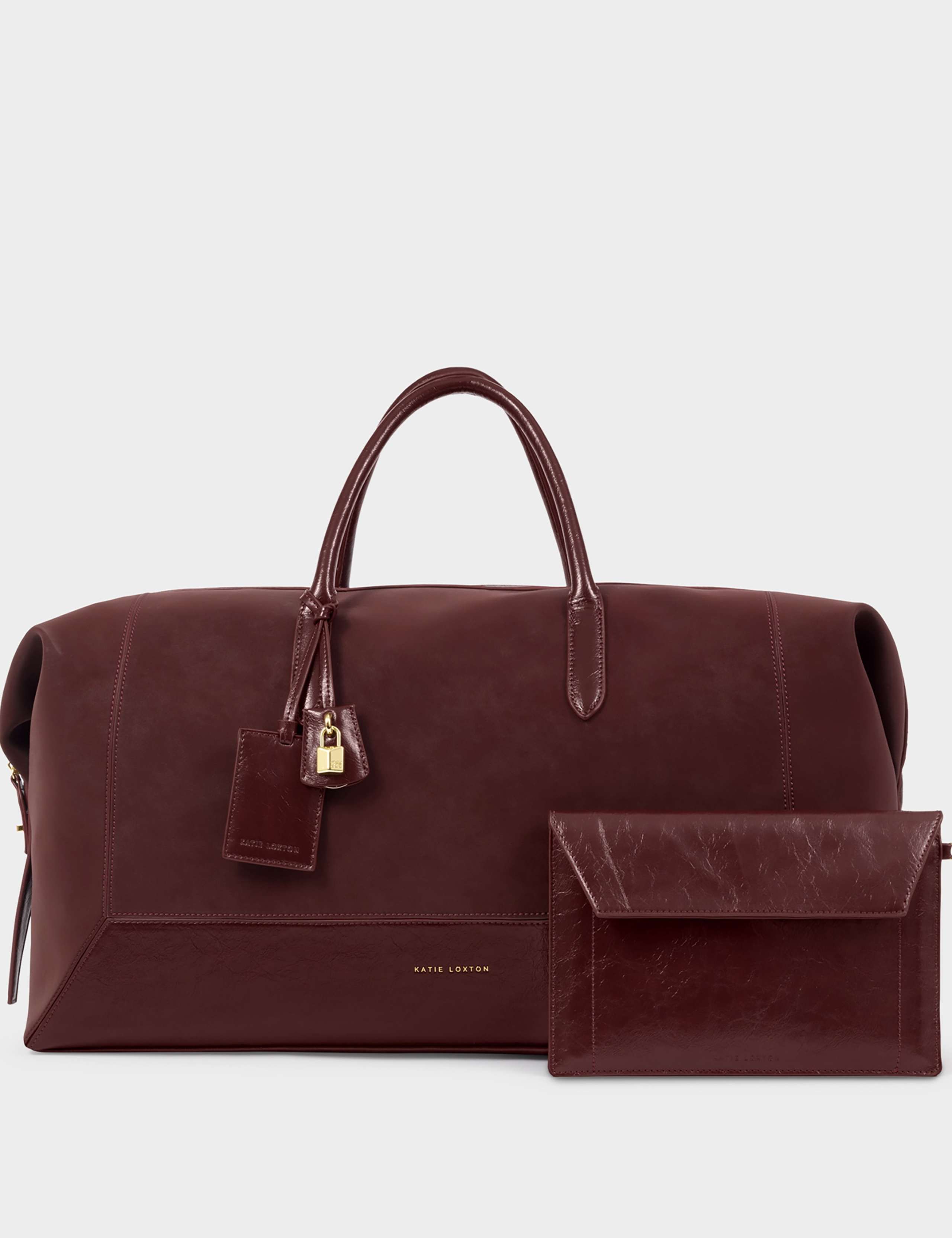 Faux Suede Weekend Bag 2 of 7