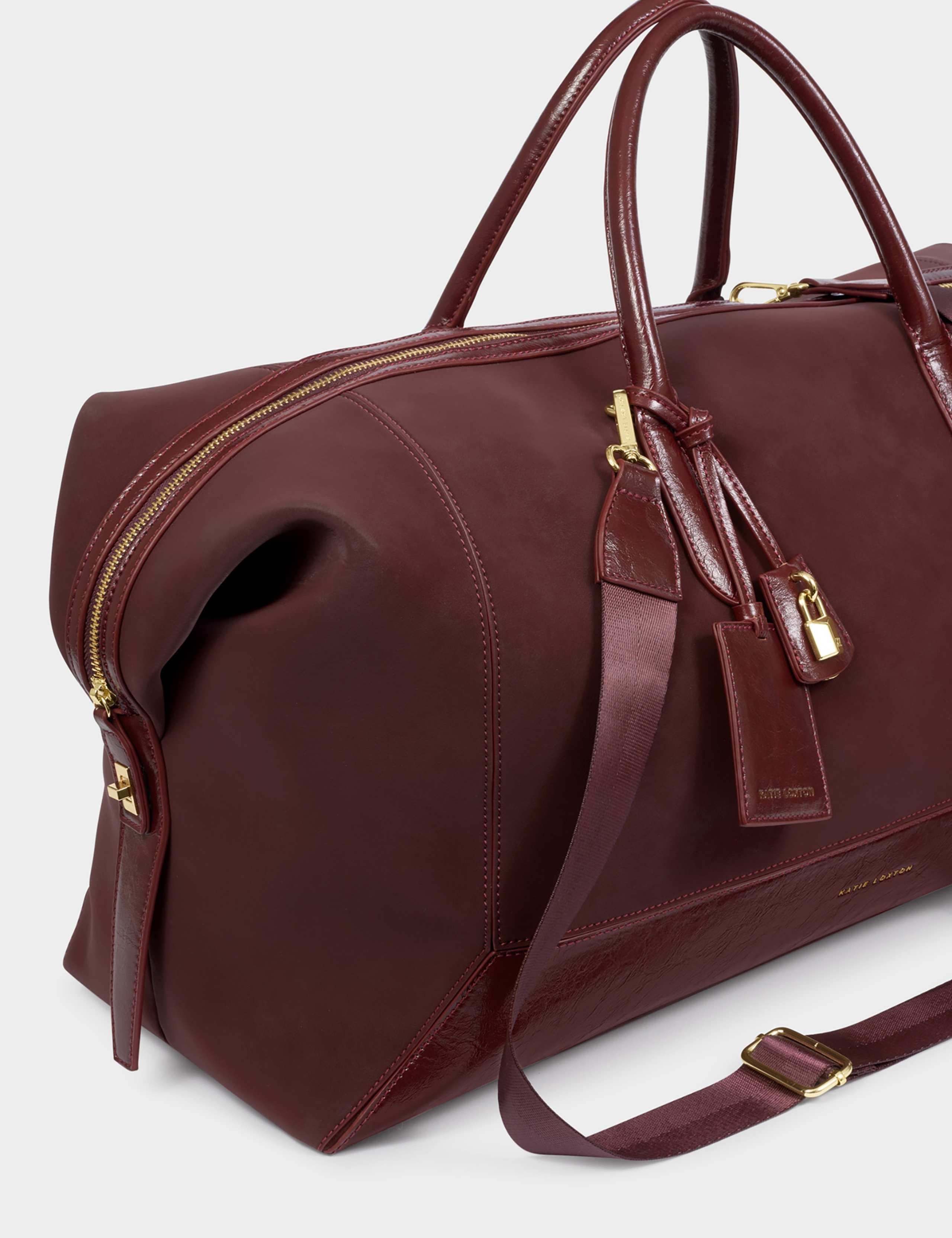 Faux Suede Weekend Bag 4 of 7