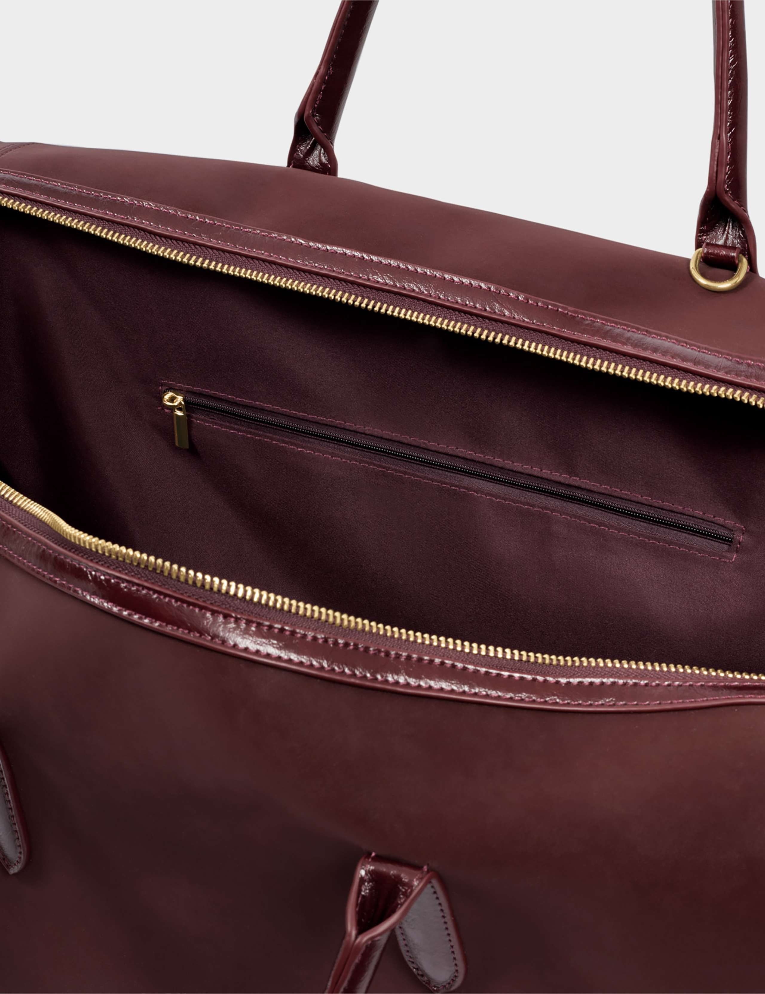Faux Suede Weekend Bag 6 of 7