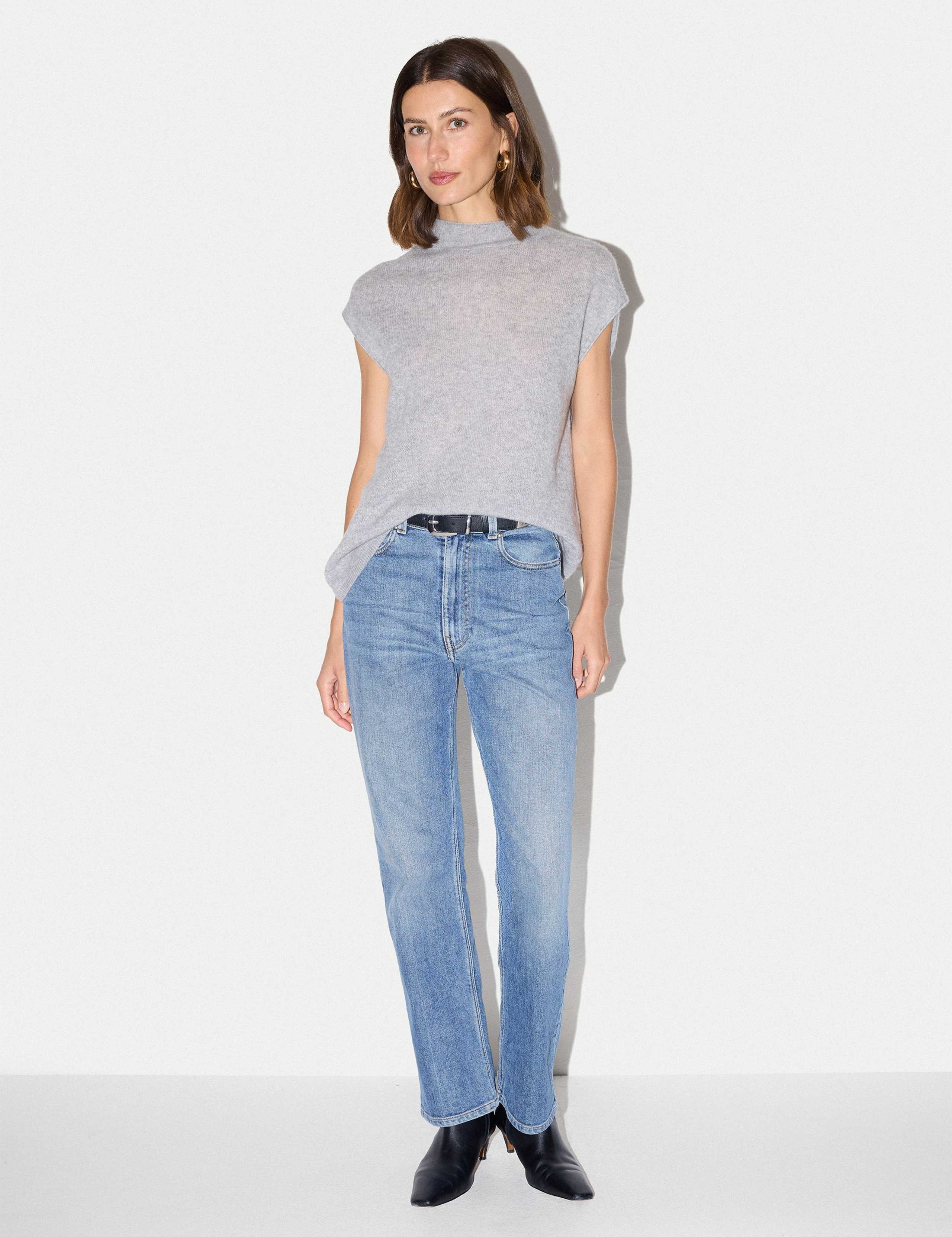 Pure Cashmere Relaxed Knitted Top 5 of 6