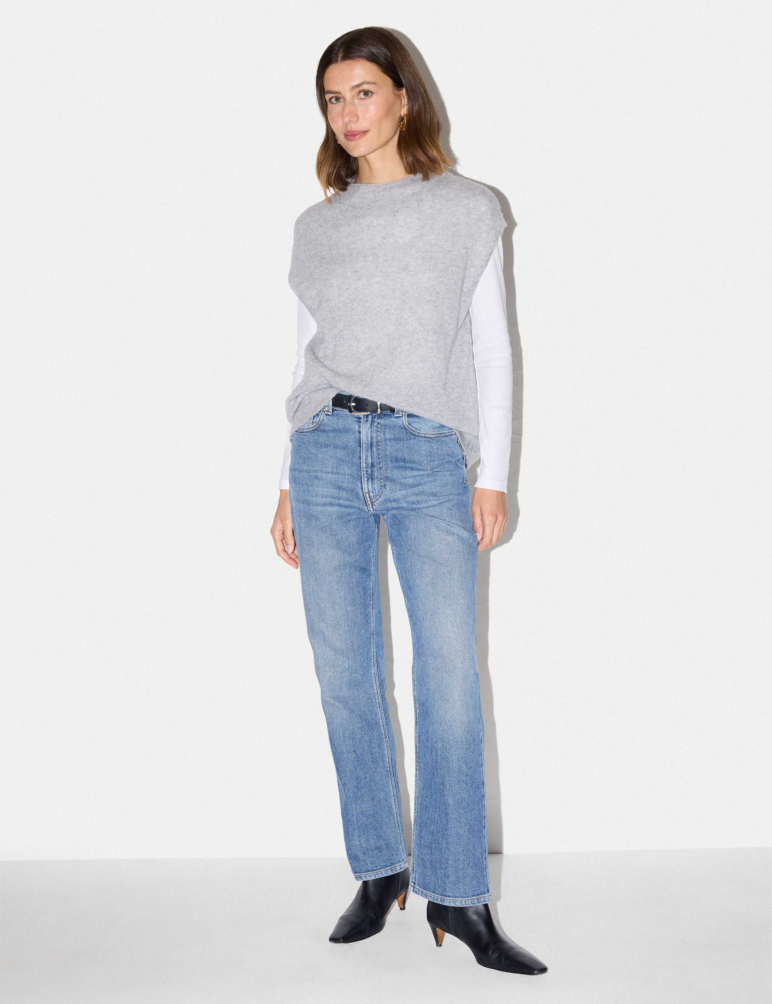 Pure Cashmere Relaxed Knitted Top 6 of 6