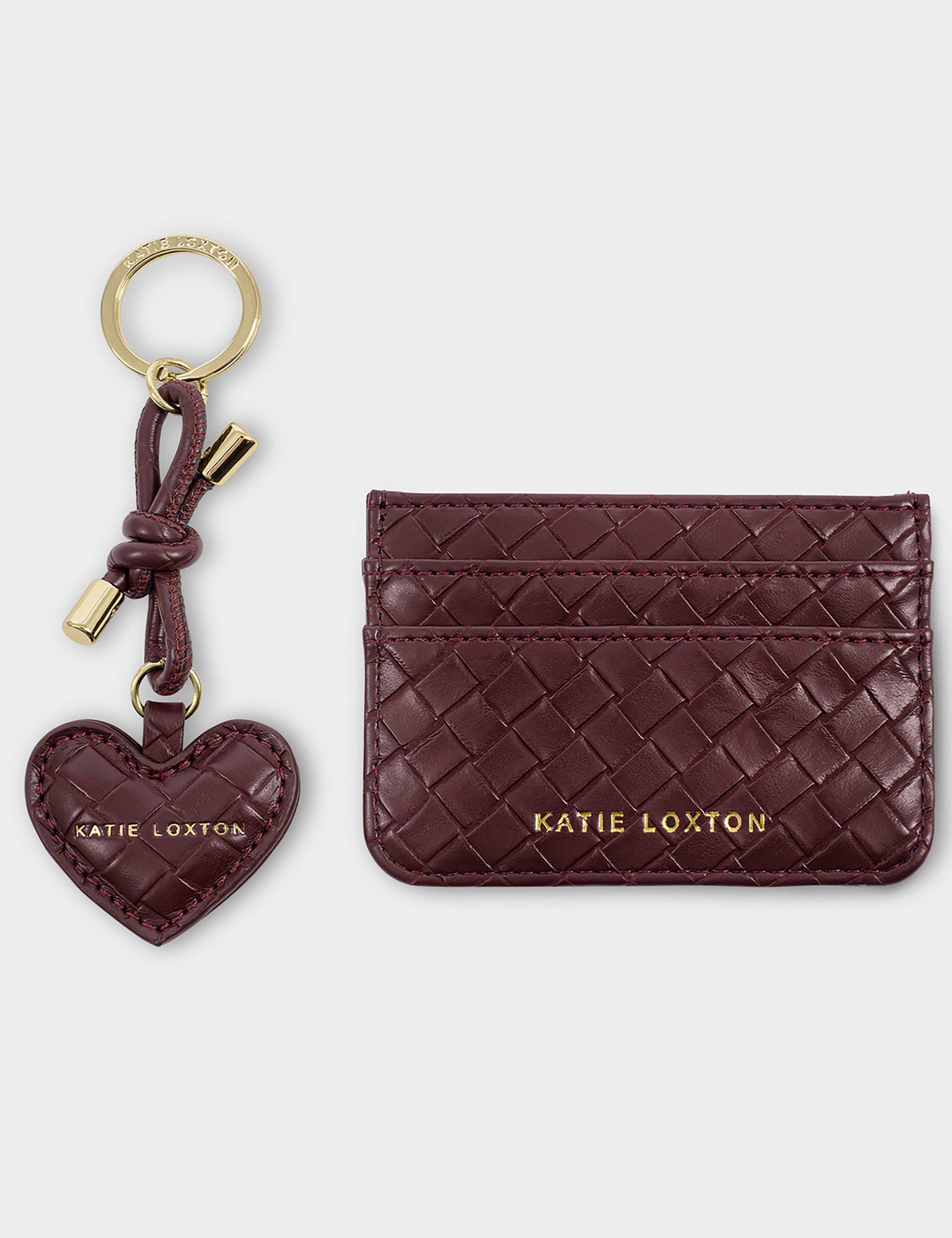 Faux Leather Keyring & Card Holder Gift Set 2 of 4