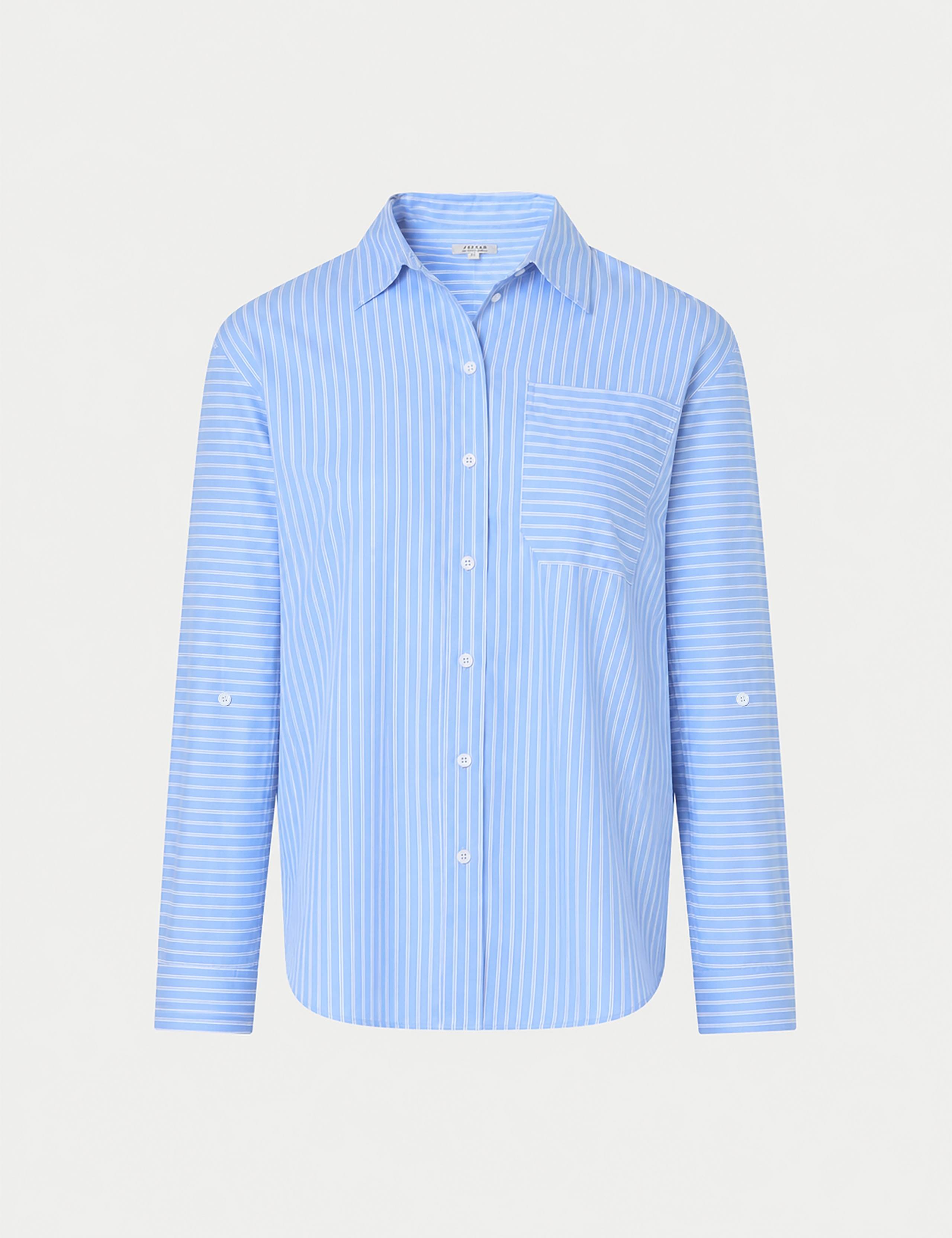Pure Cotton Striped Oversized Shirt 2 of 4