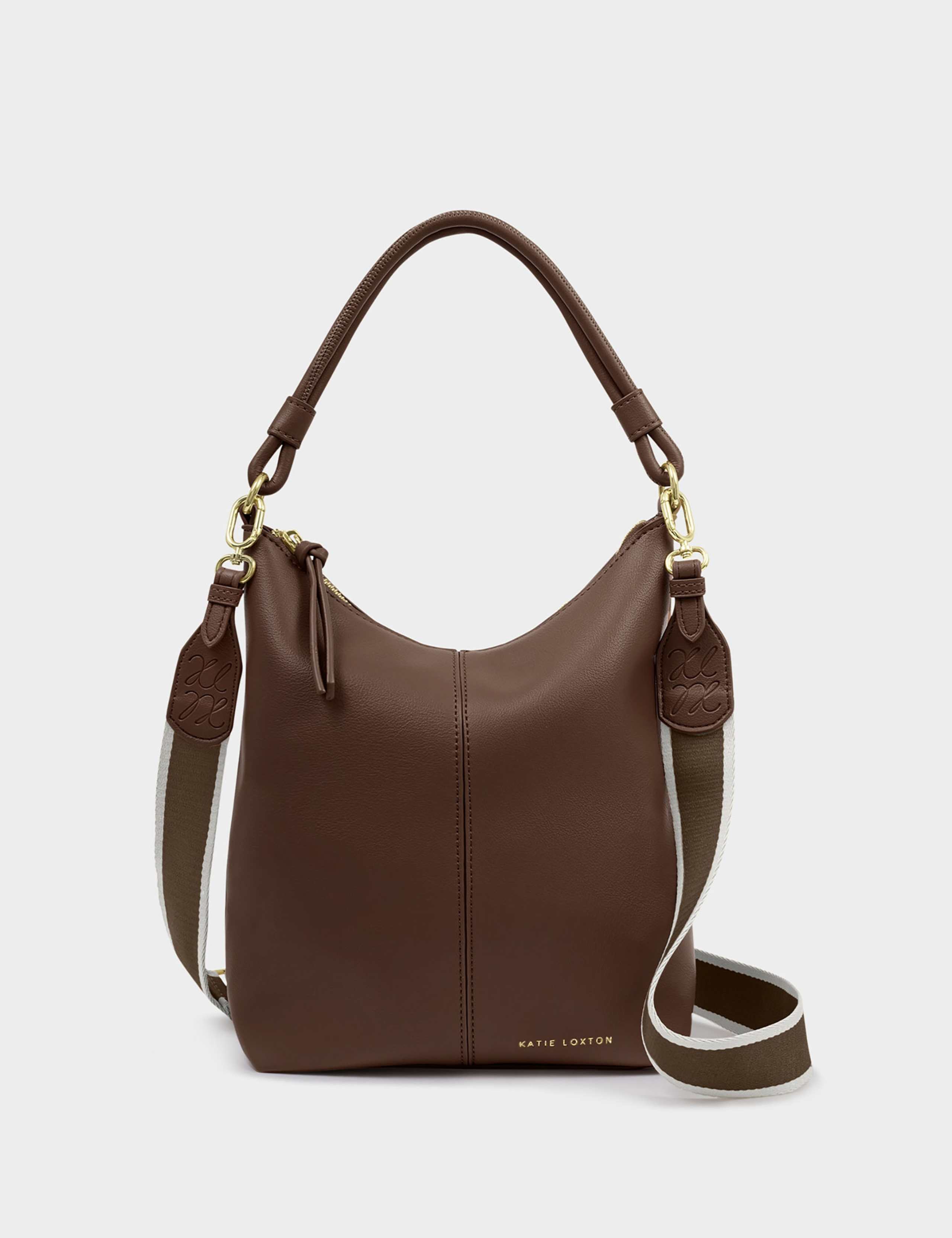 Faux Leather Shoulder Cross Body Grab Bag 4 of 7