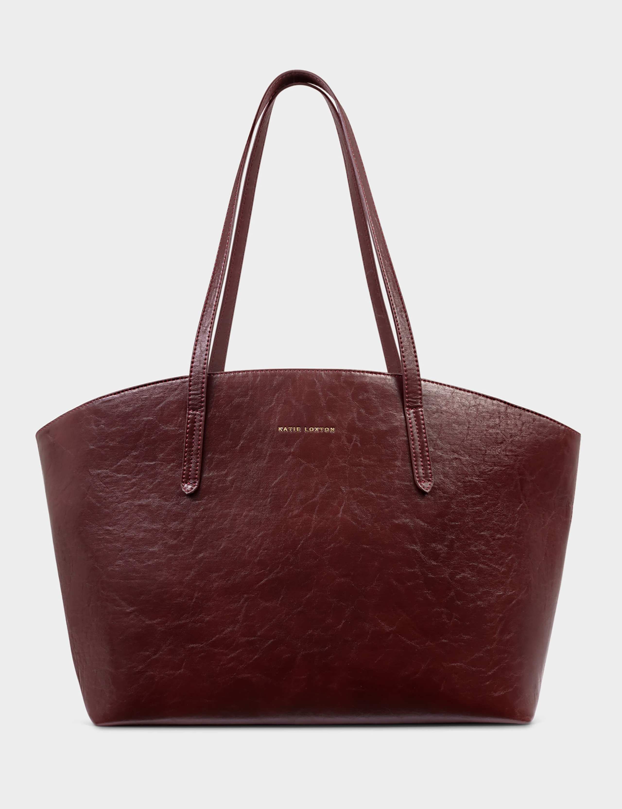 Faux Leather Laptop Work Tote Bag 3 of 6
