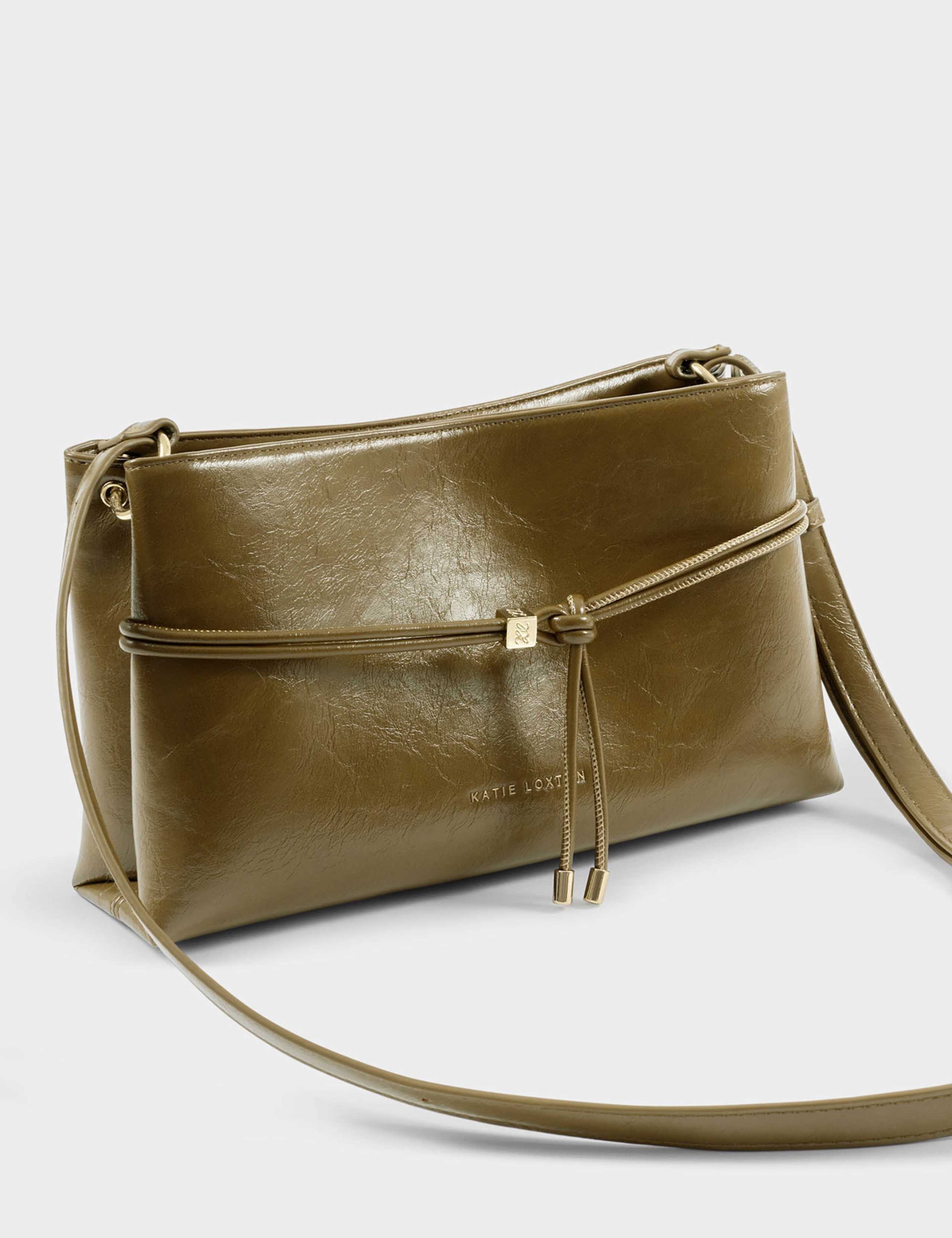 Faux Leather Cross Body Bag 4 of 5