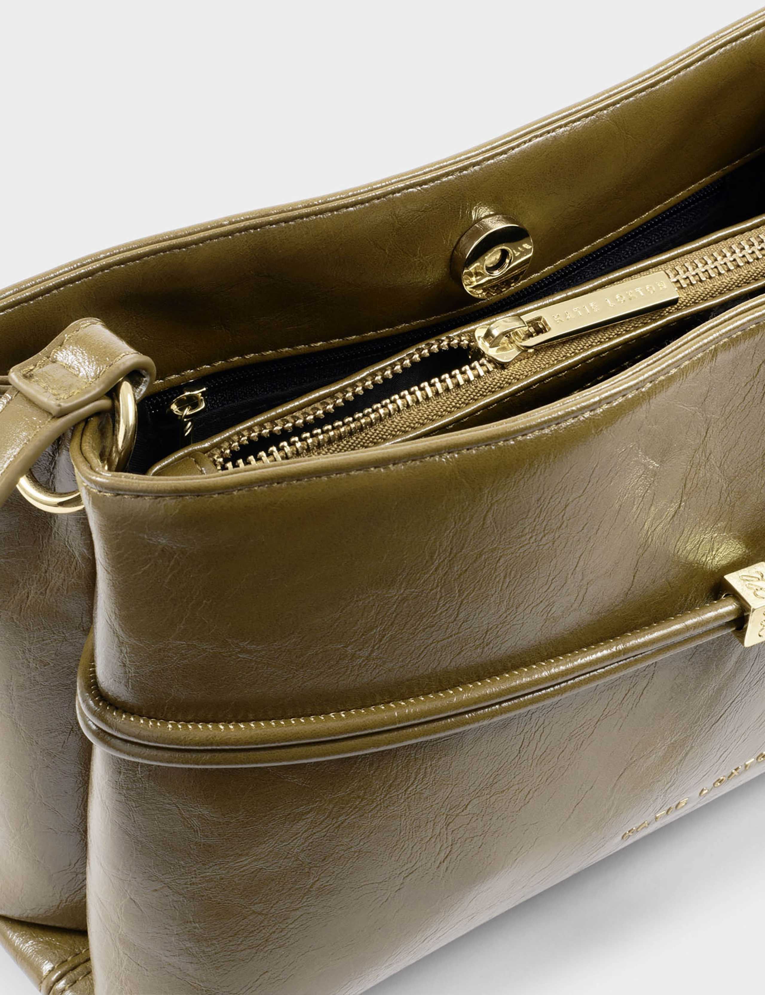 Faux Leather Cross Body Bag 5 of 5