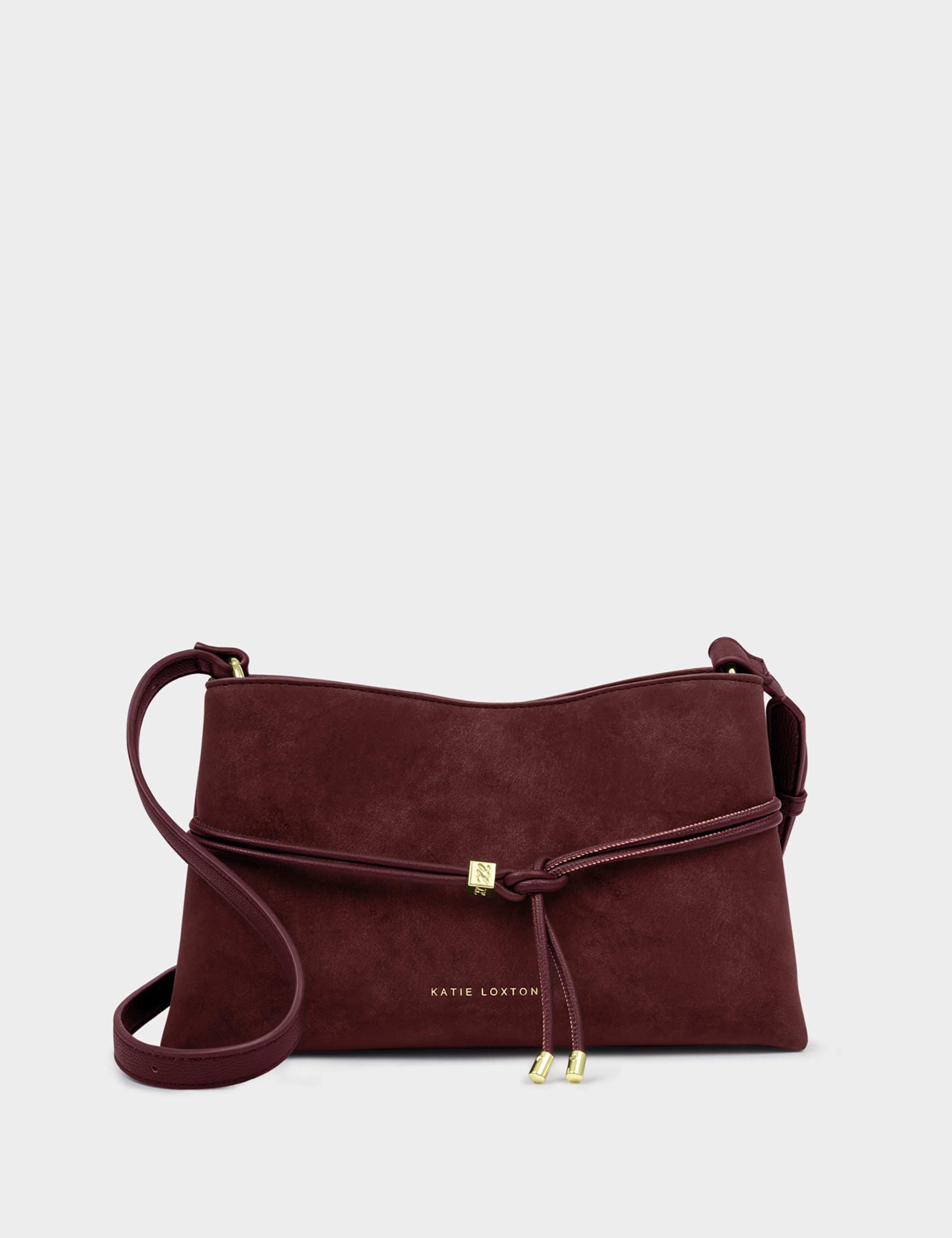 Faux Suede Shoulder Cross Body Bag 3 of 5