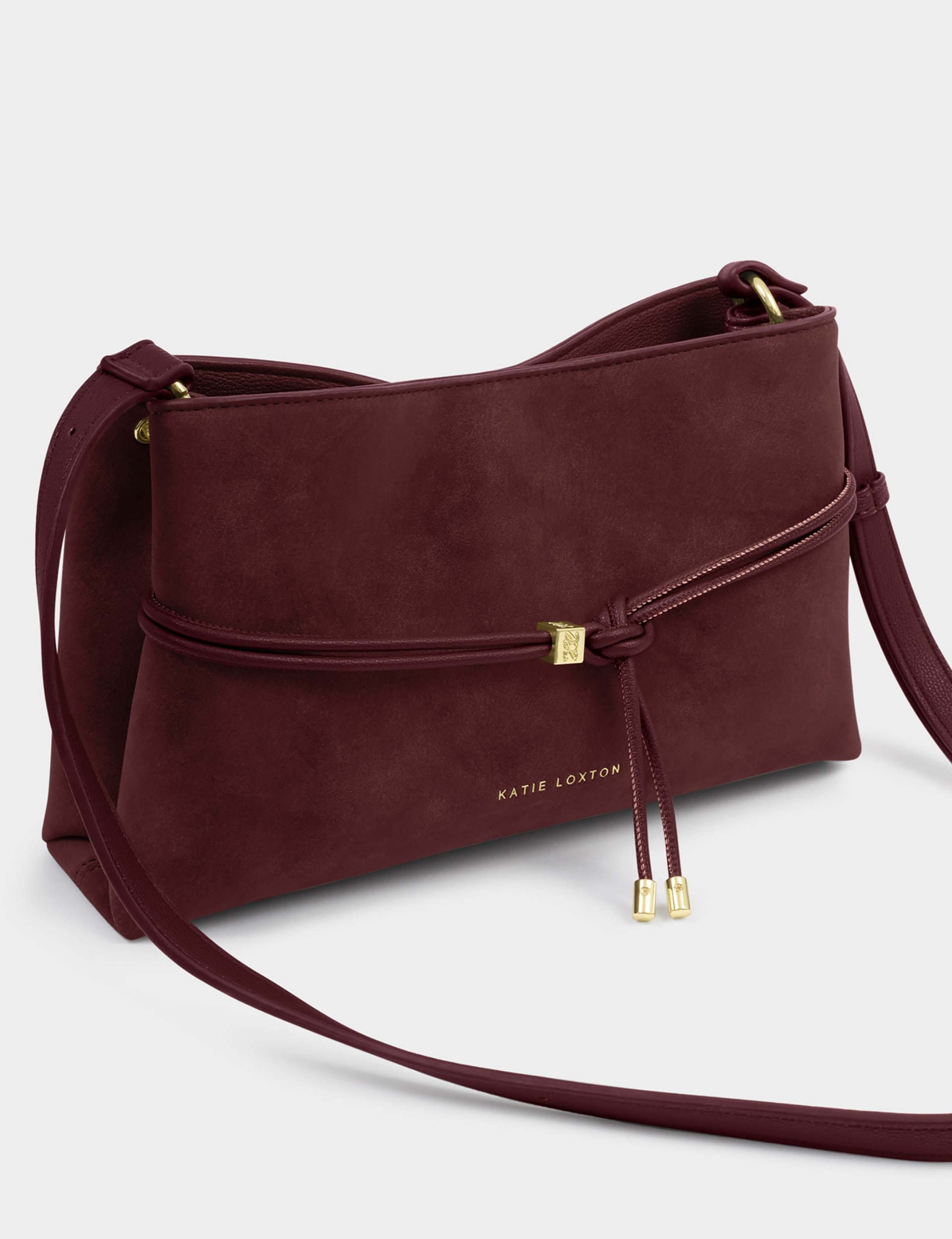 Faux Suede Shoulder Cross Body Bag 4 of 5