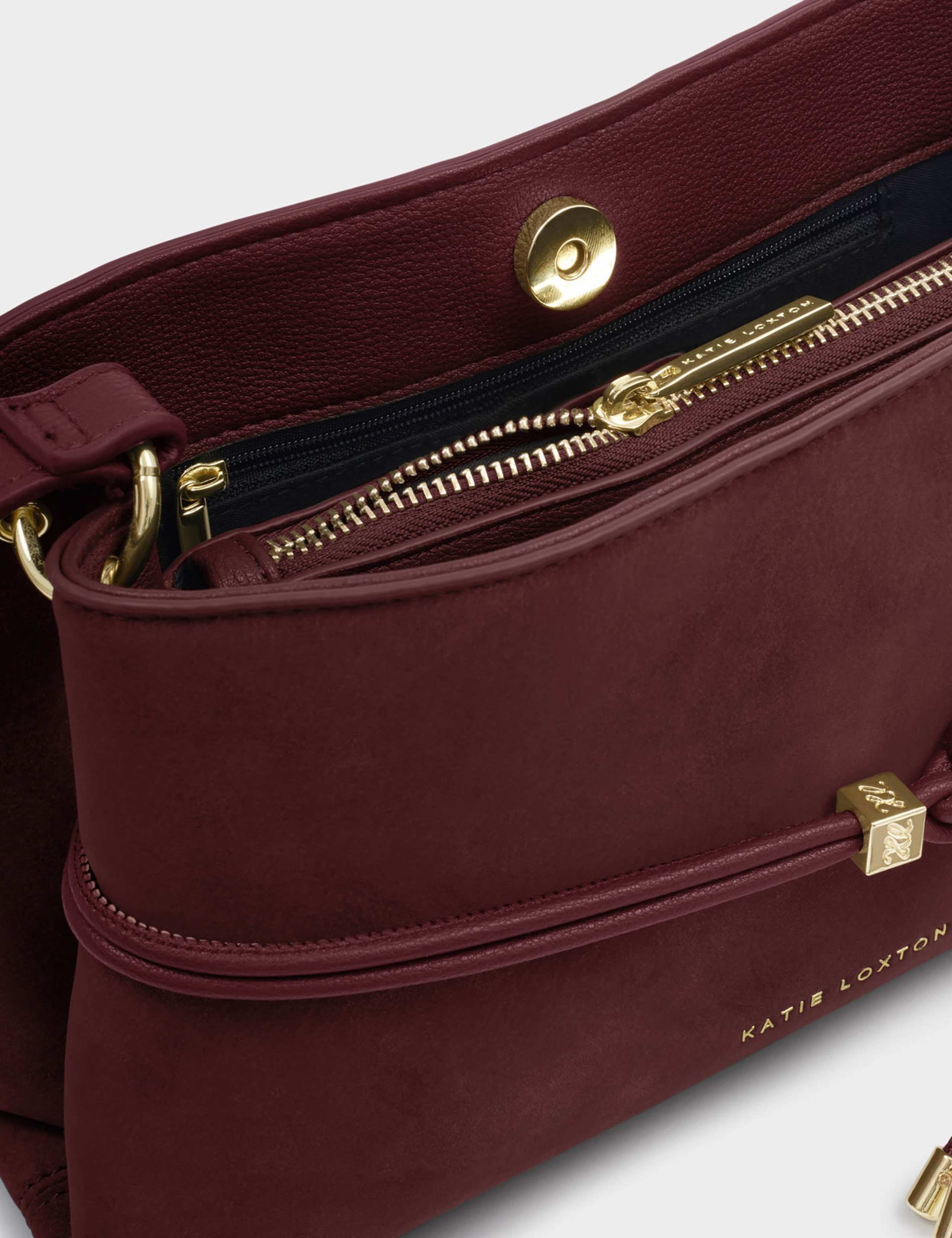 Faux Suede Shoulder Cross Body Bag 5 of 5