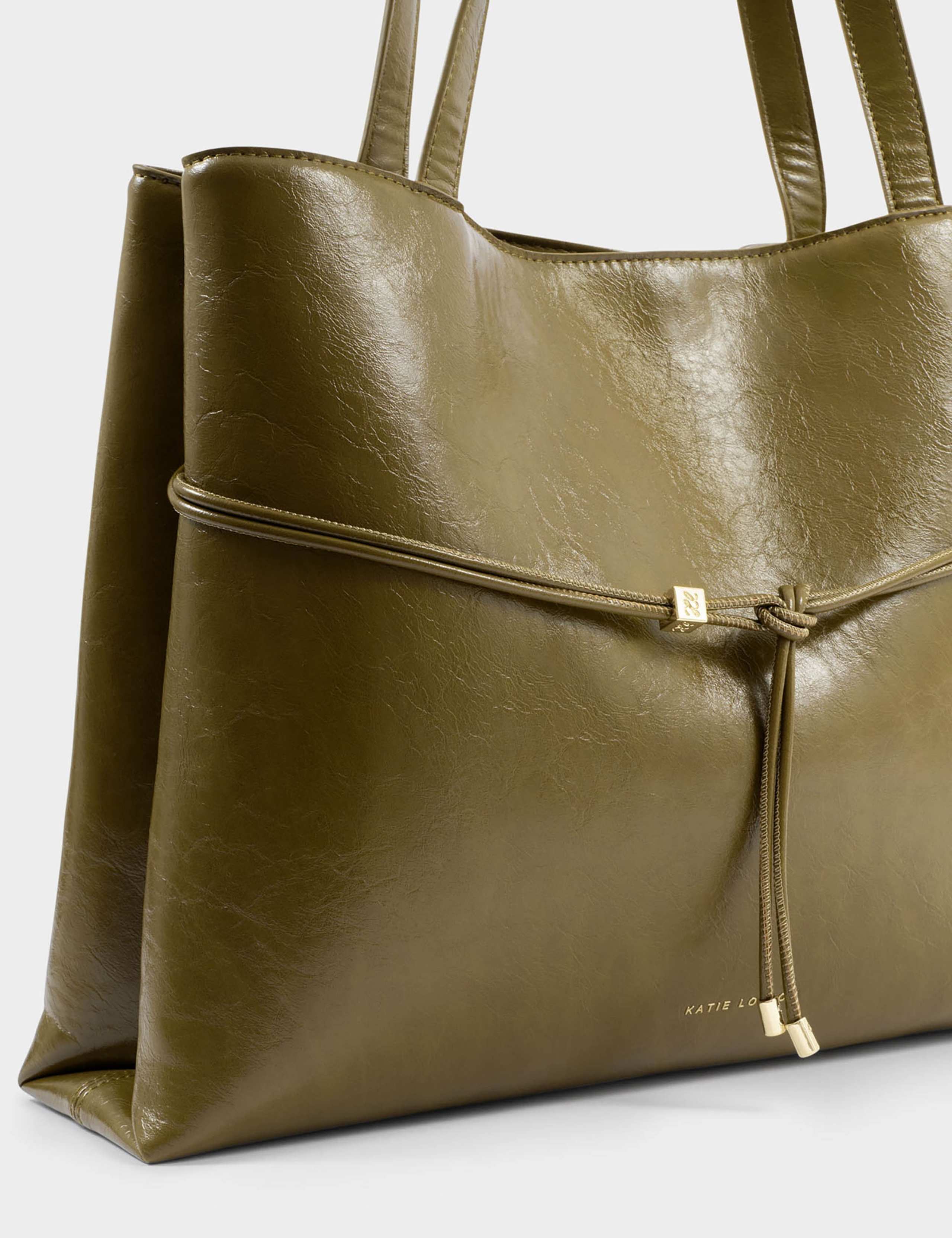 Faux Leather Tote Bag 4 of 6