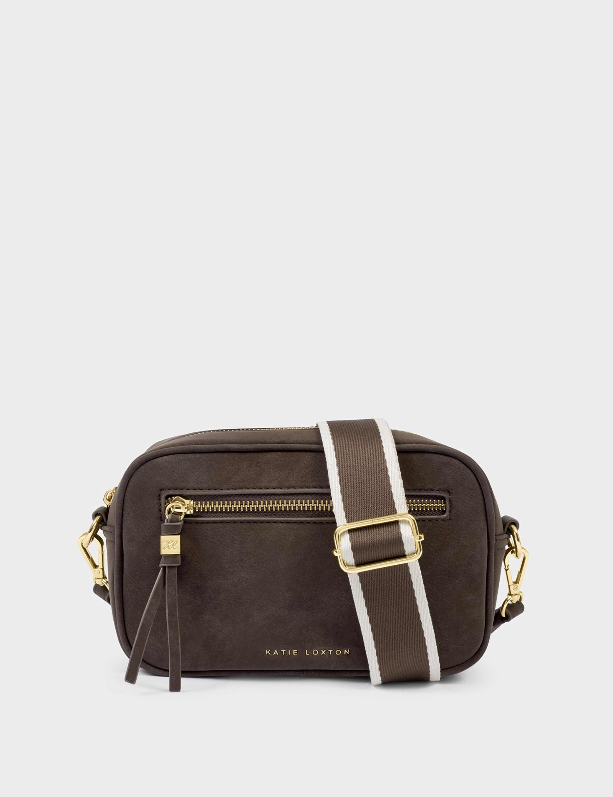 Faux Suede Cross Body Bag 2 of 4