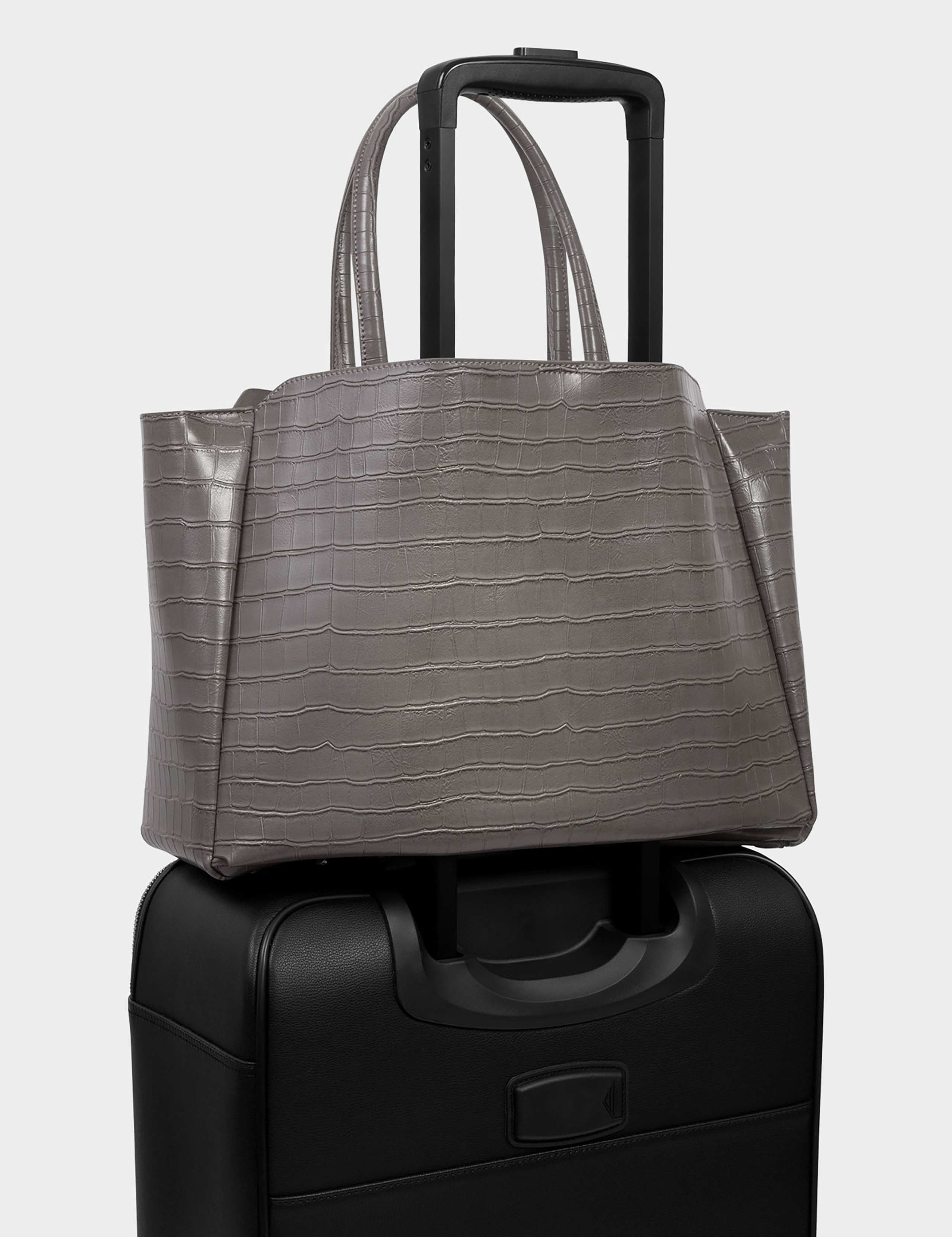 Faux Leather Tote Bag 4 of 7