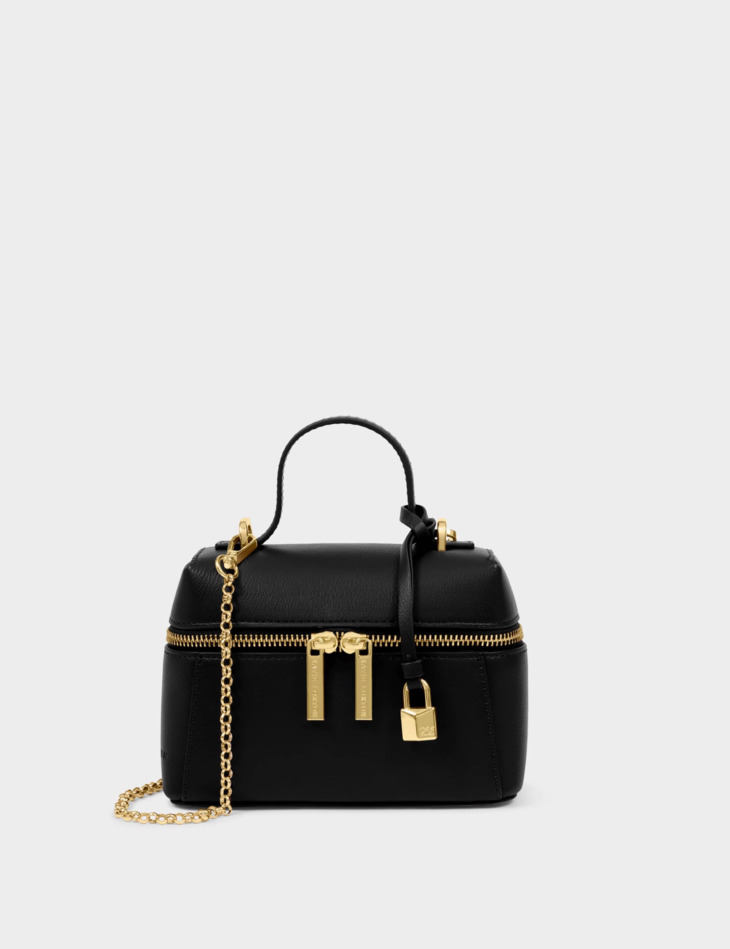 Faux Leather Mini Vanity Cross Body Bag 3 of 6