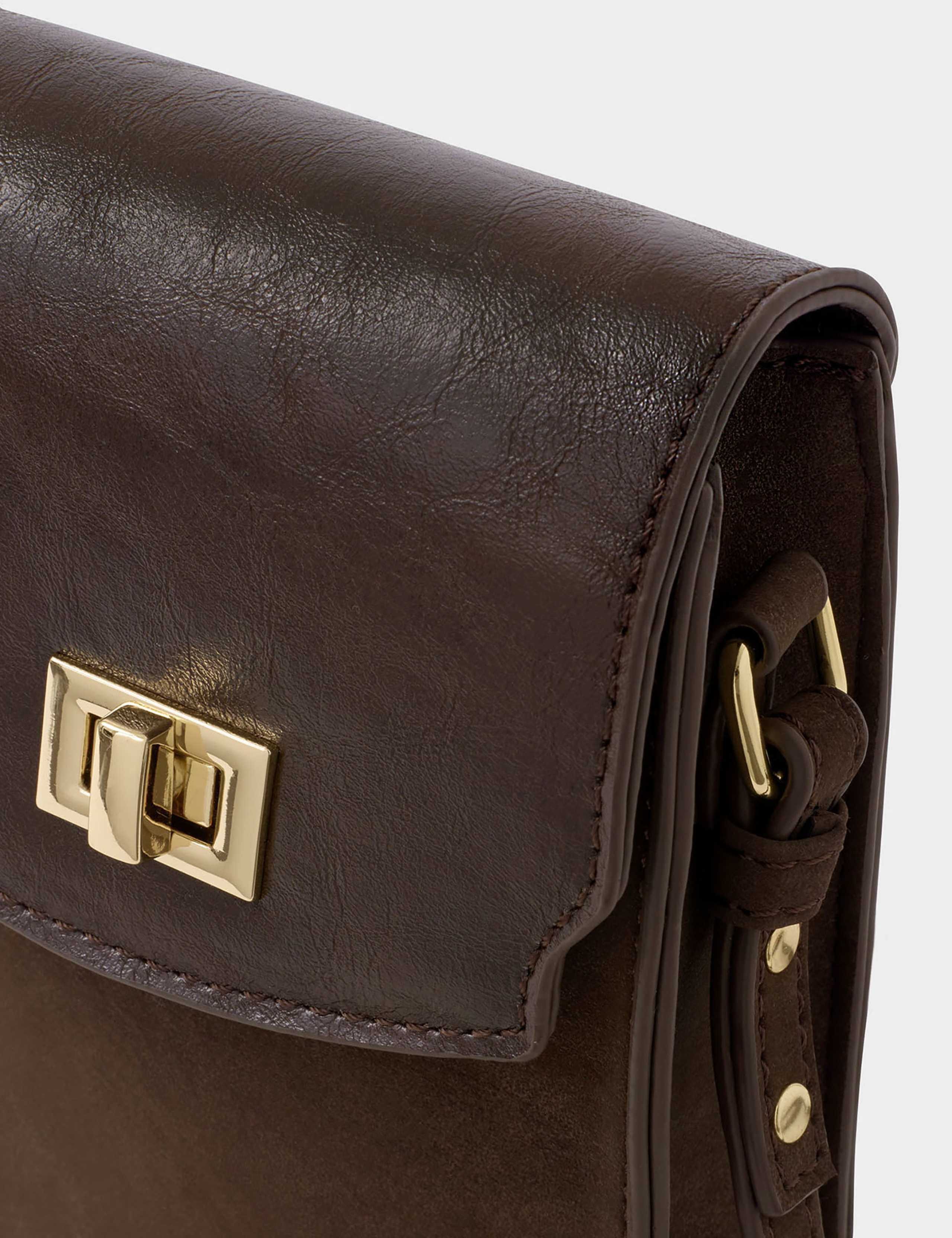 Faux Suede Cross Body Bag 4 of 5
