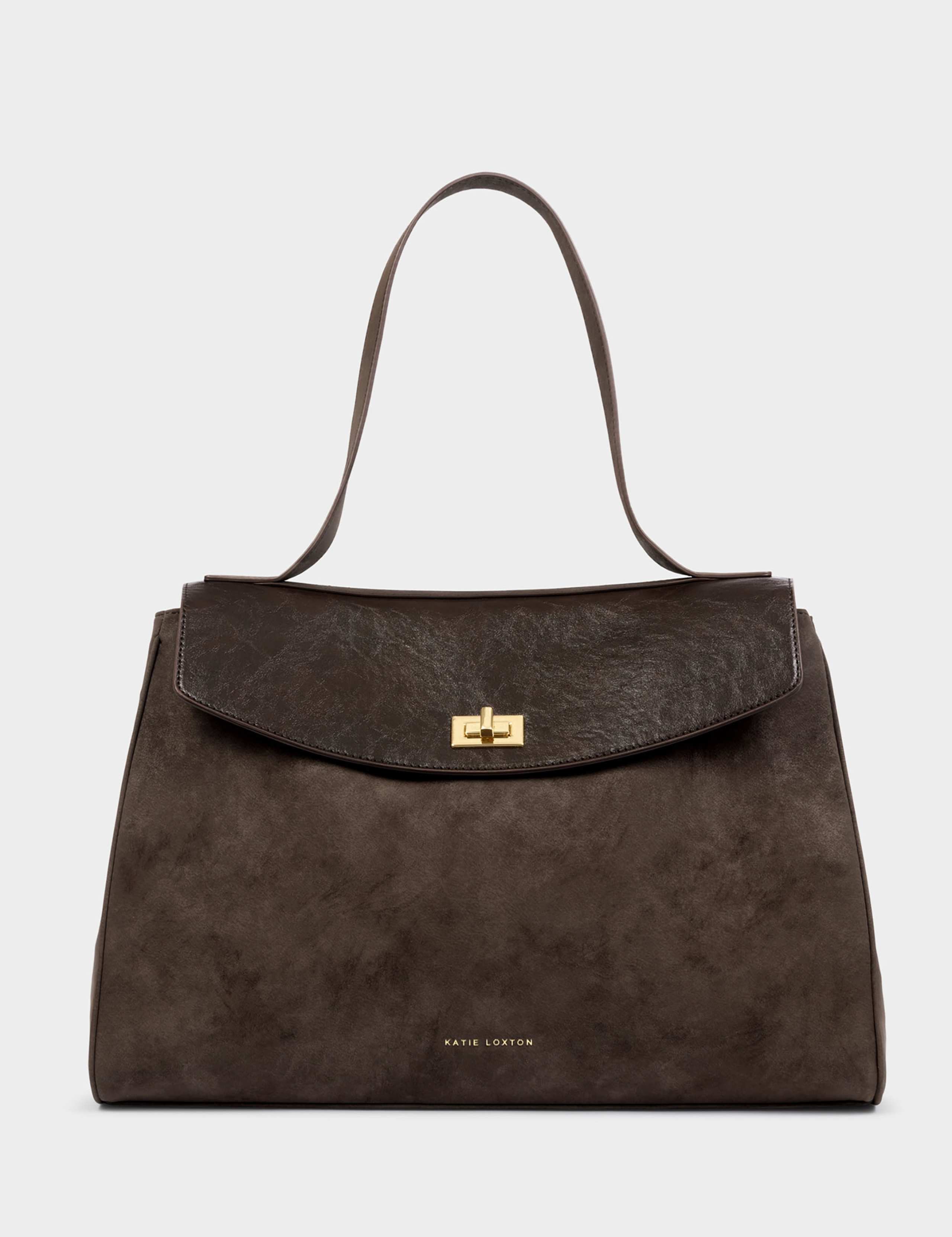 Faux Suede Shoulder Bag 4 of 7