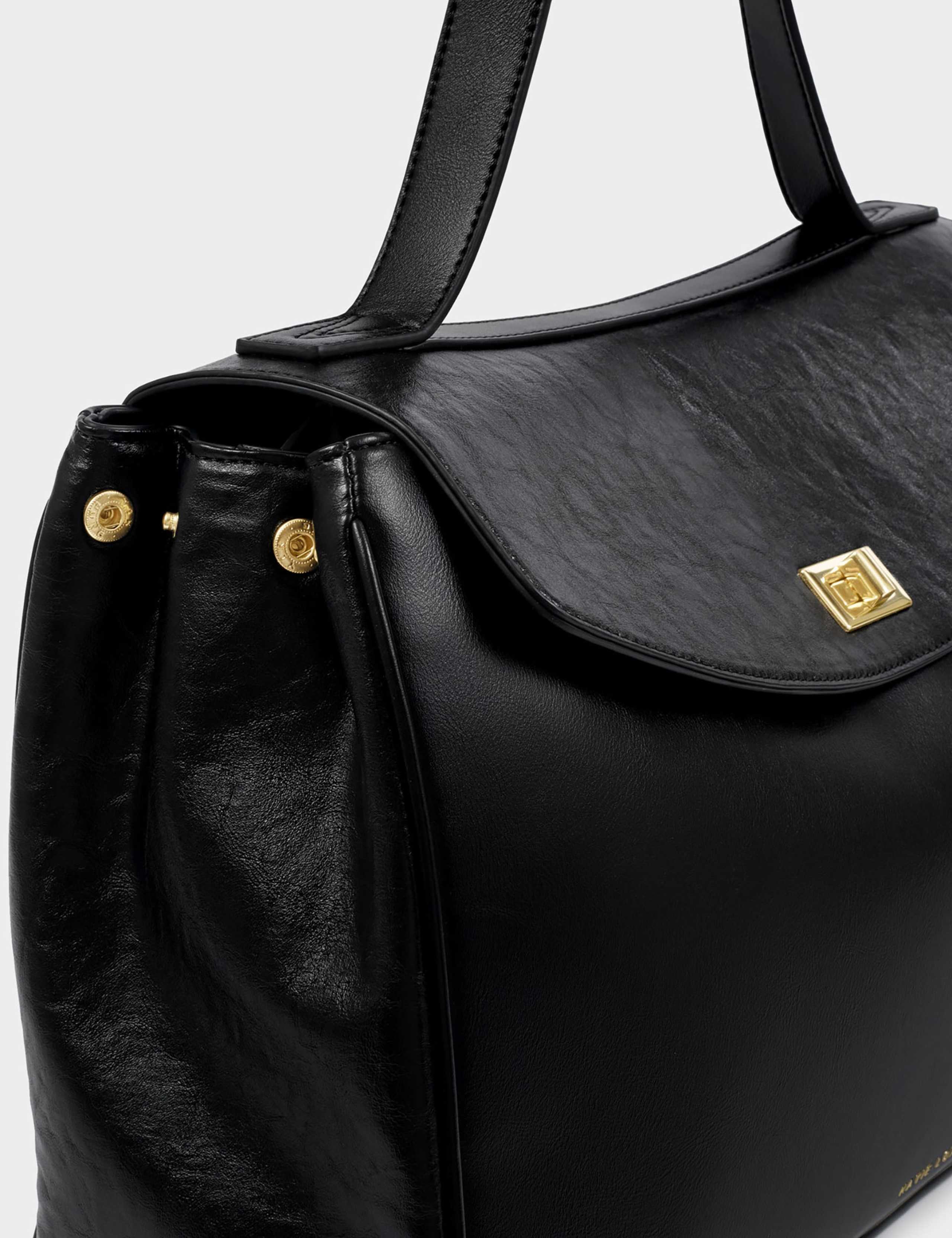 Faux Leather Shoulder Bag 5 of 7
