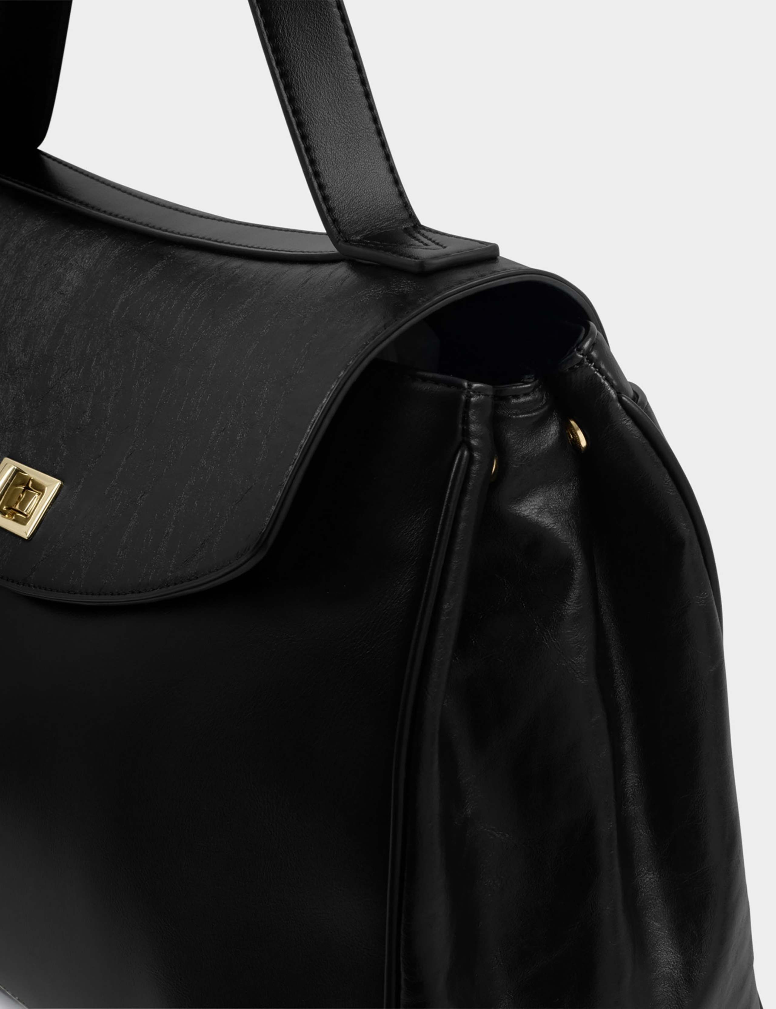 Faux Leather Shoulder Bag 6 of 7