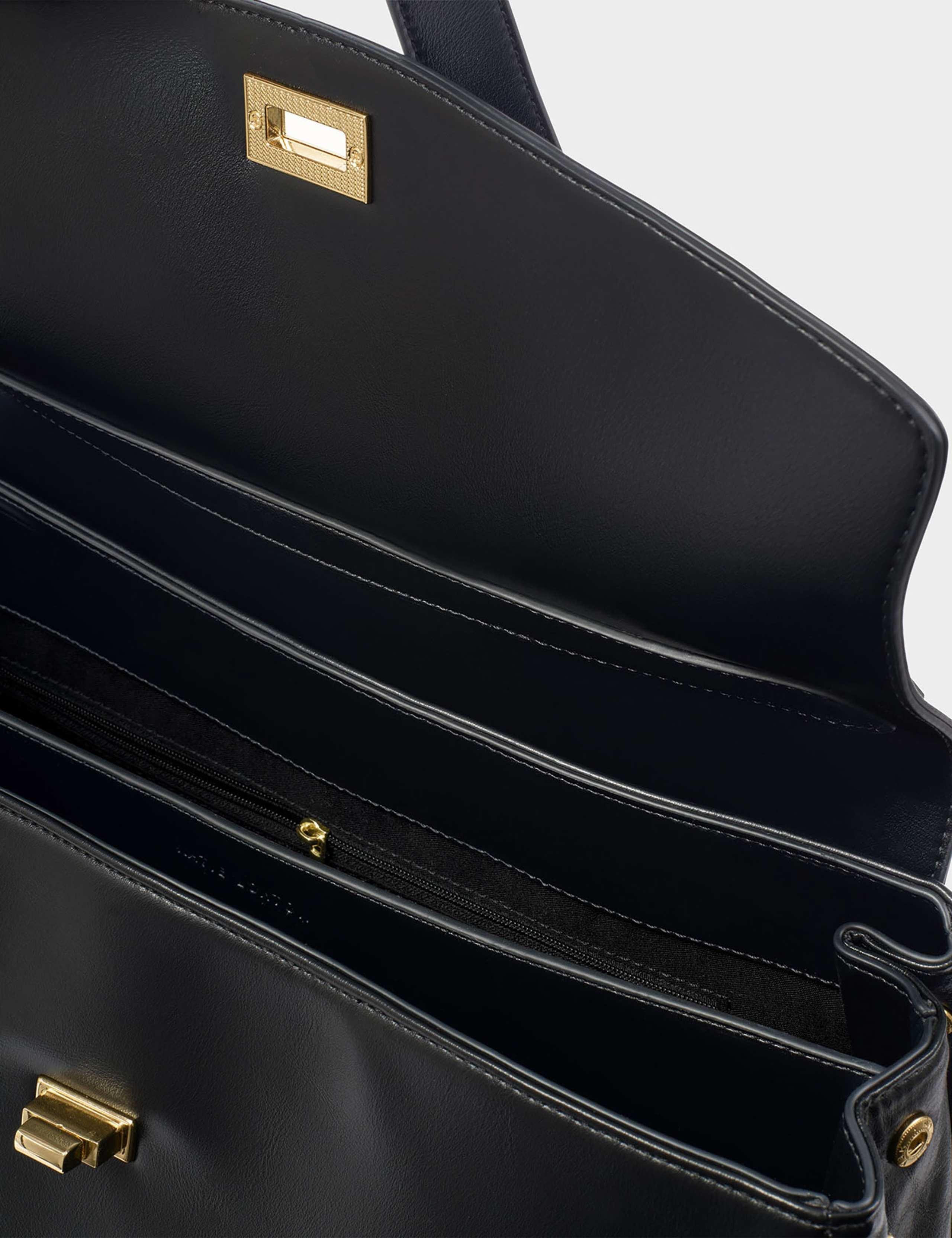 Faux Leather Shoulder Bag 7 of 7