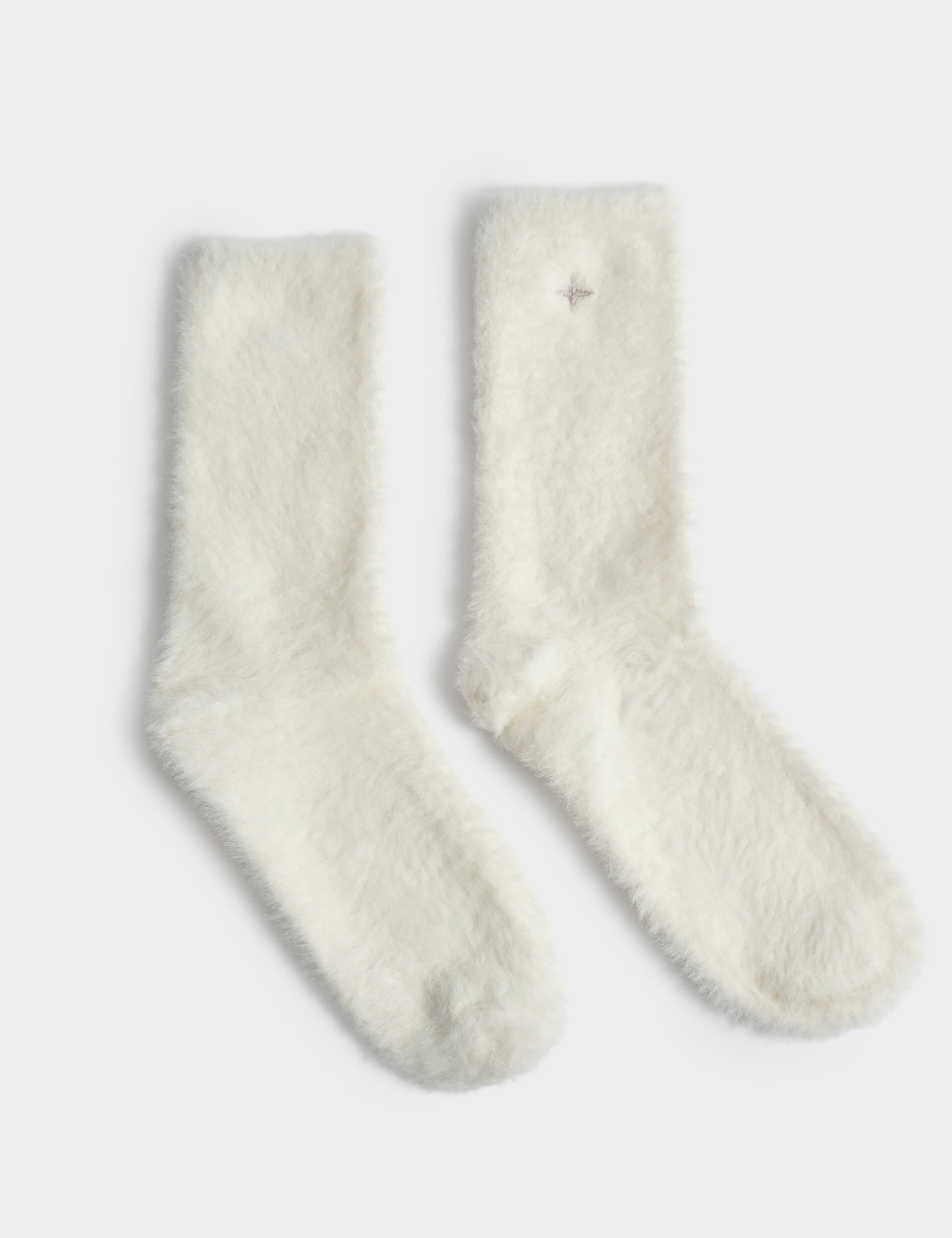 Embroidered Star Fluffy Socks Gift Box 3 of 4