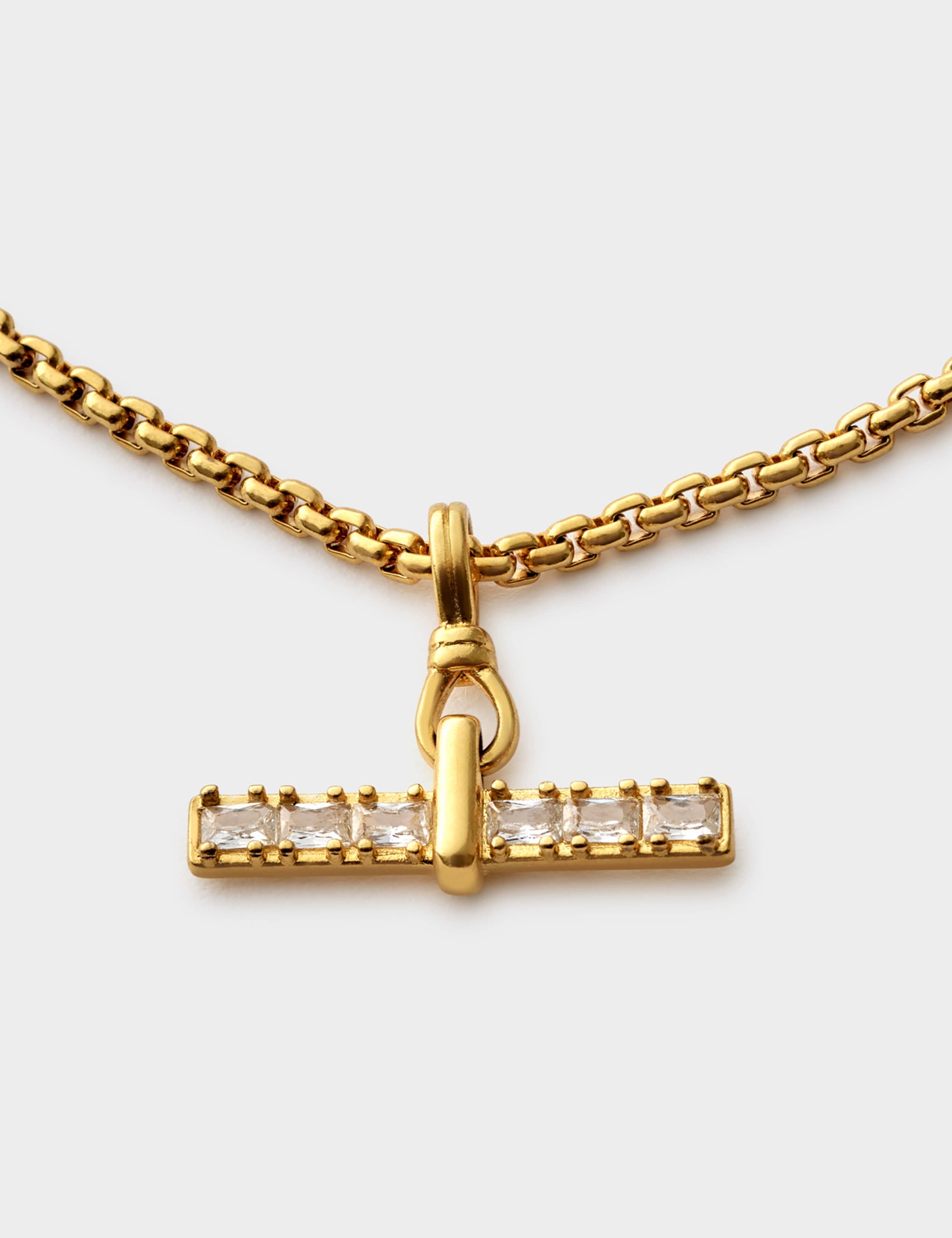 Gold-Plated Waterproof T-Bar Bracelet 4 of 4