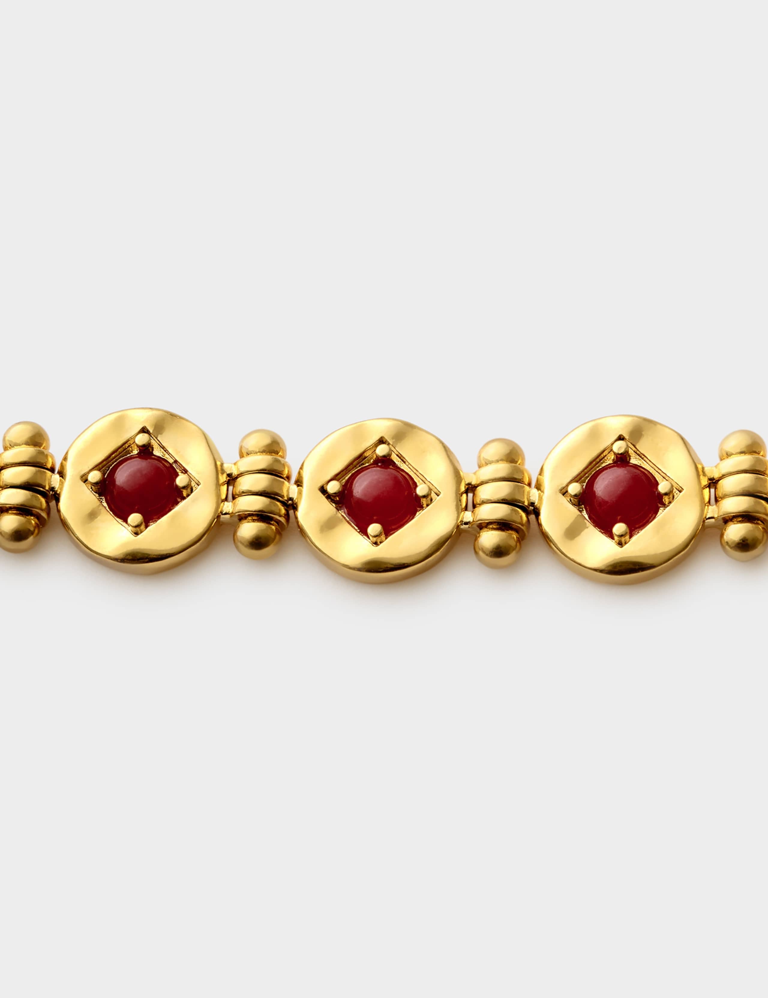 18k Gold Plated Link Bracelet 3 of 4