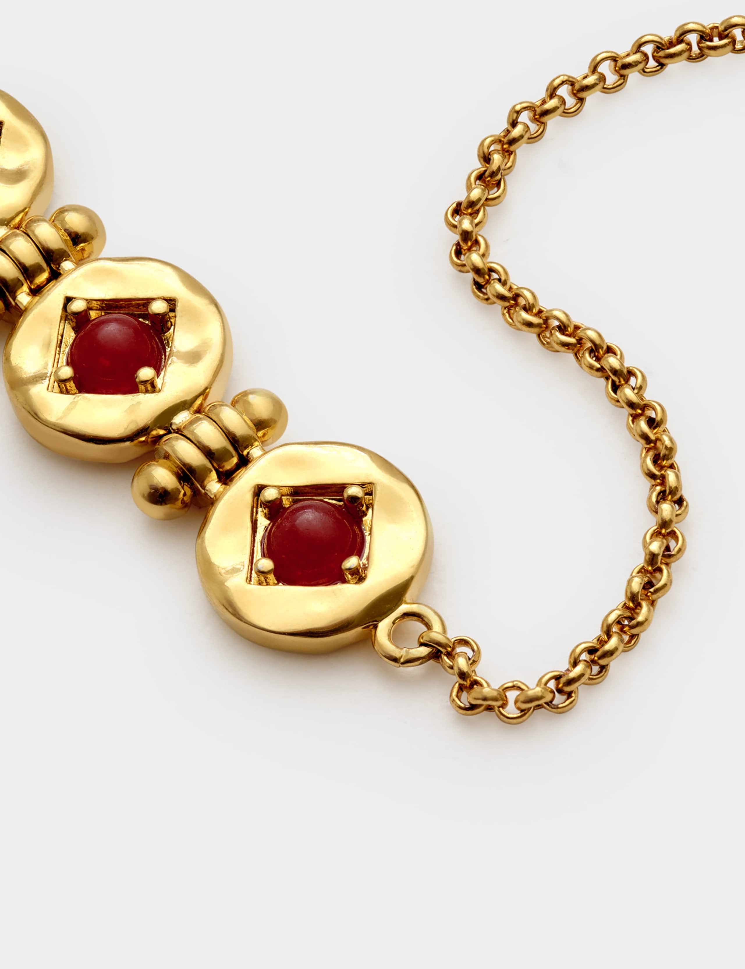18k Gold Plated Link Bracelet 4 of 4