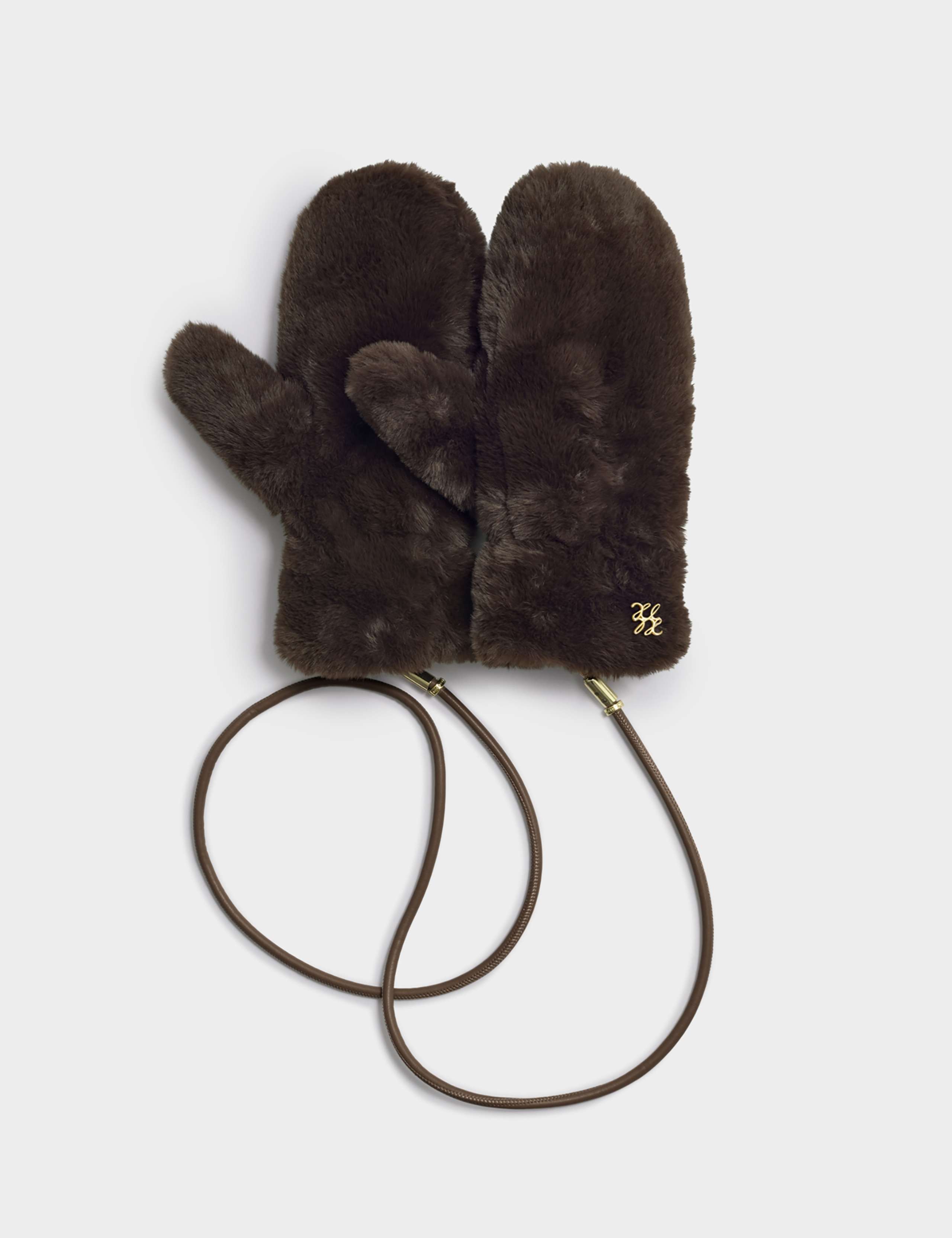 Faux Fur Mittens 2 of 4