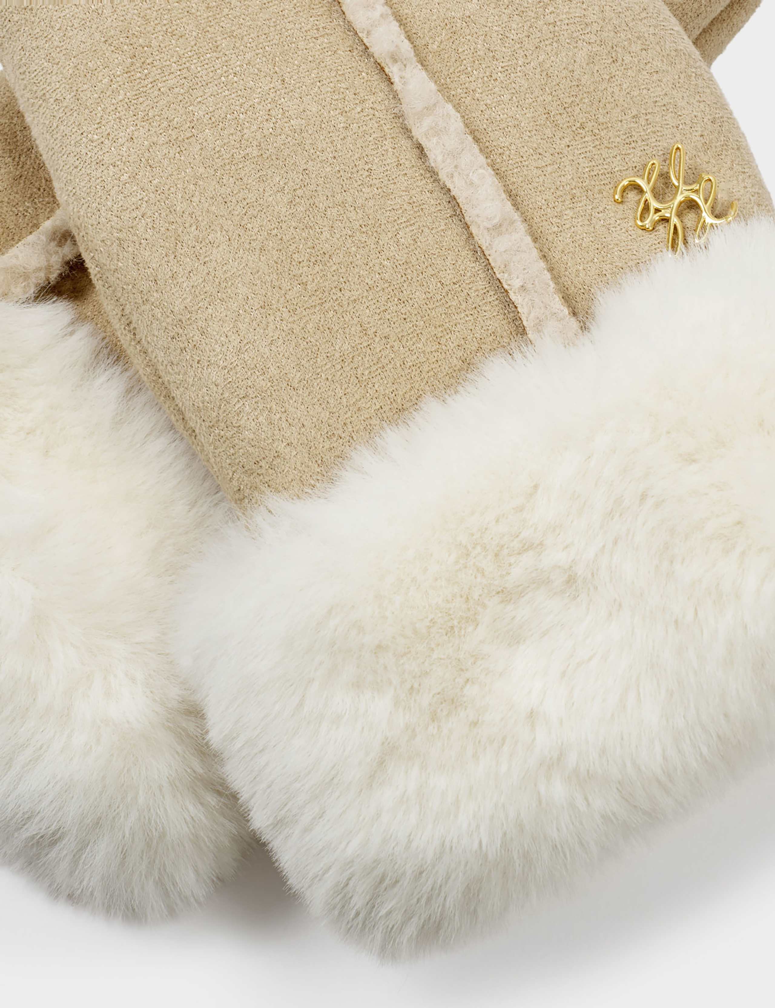 Faux Suede Mittens 5 of 5