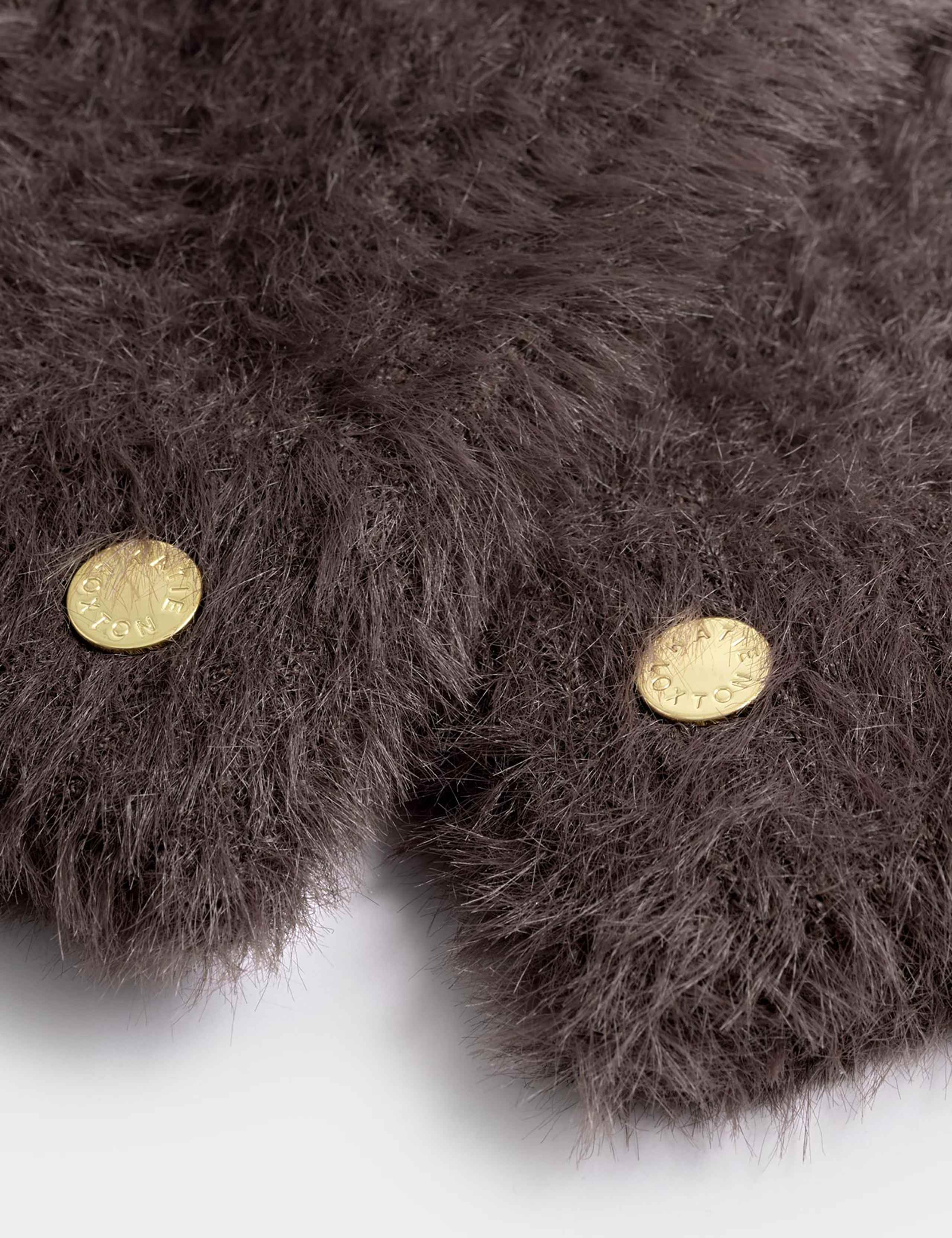 Fluffy Knitted Gloves 3 of 3