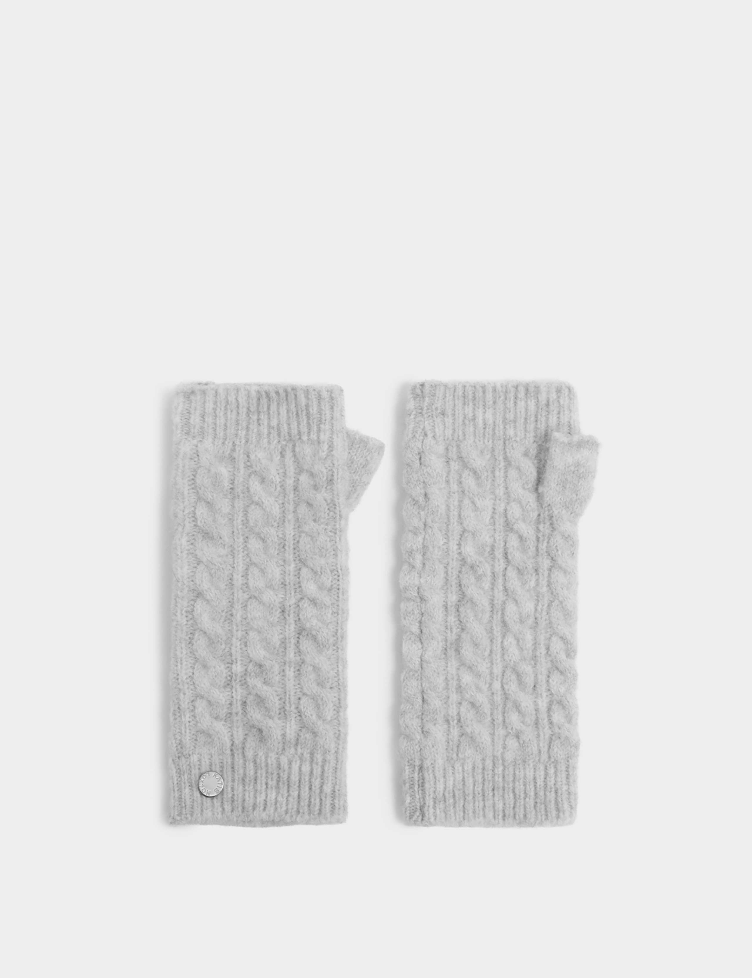 Cable Knit Handwarmer Gloves 2 of 4