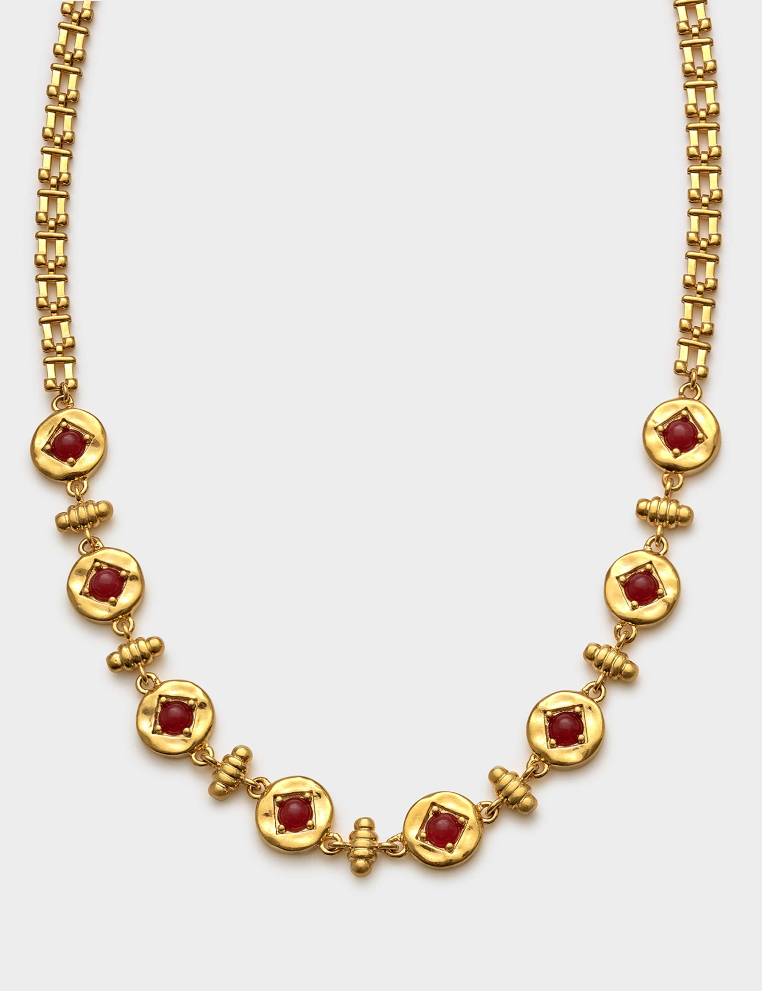 Gold Plated Link Necklace 3 of 5