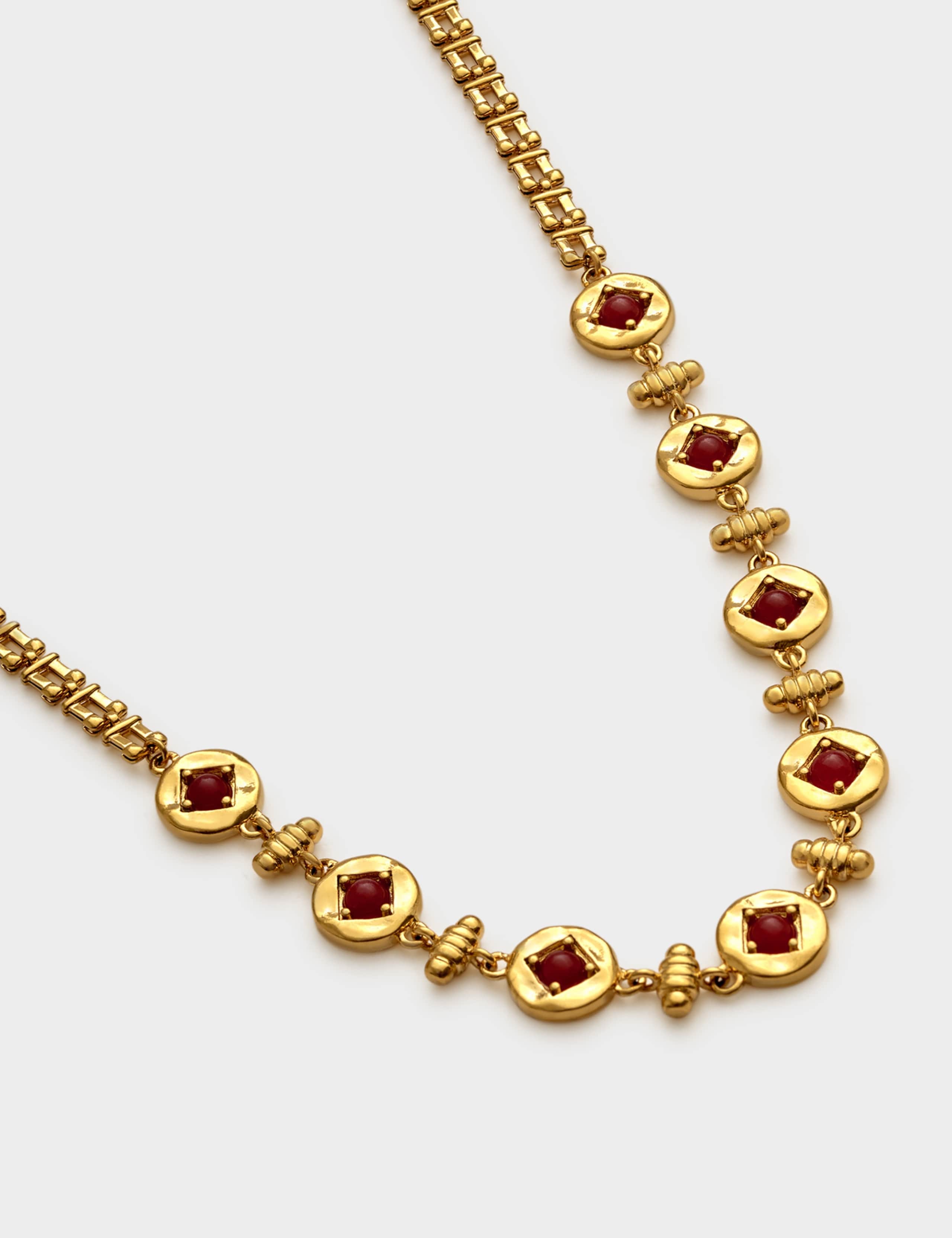 Gold Plated Link Necklace 4 of 5