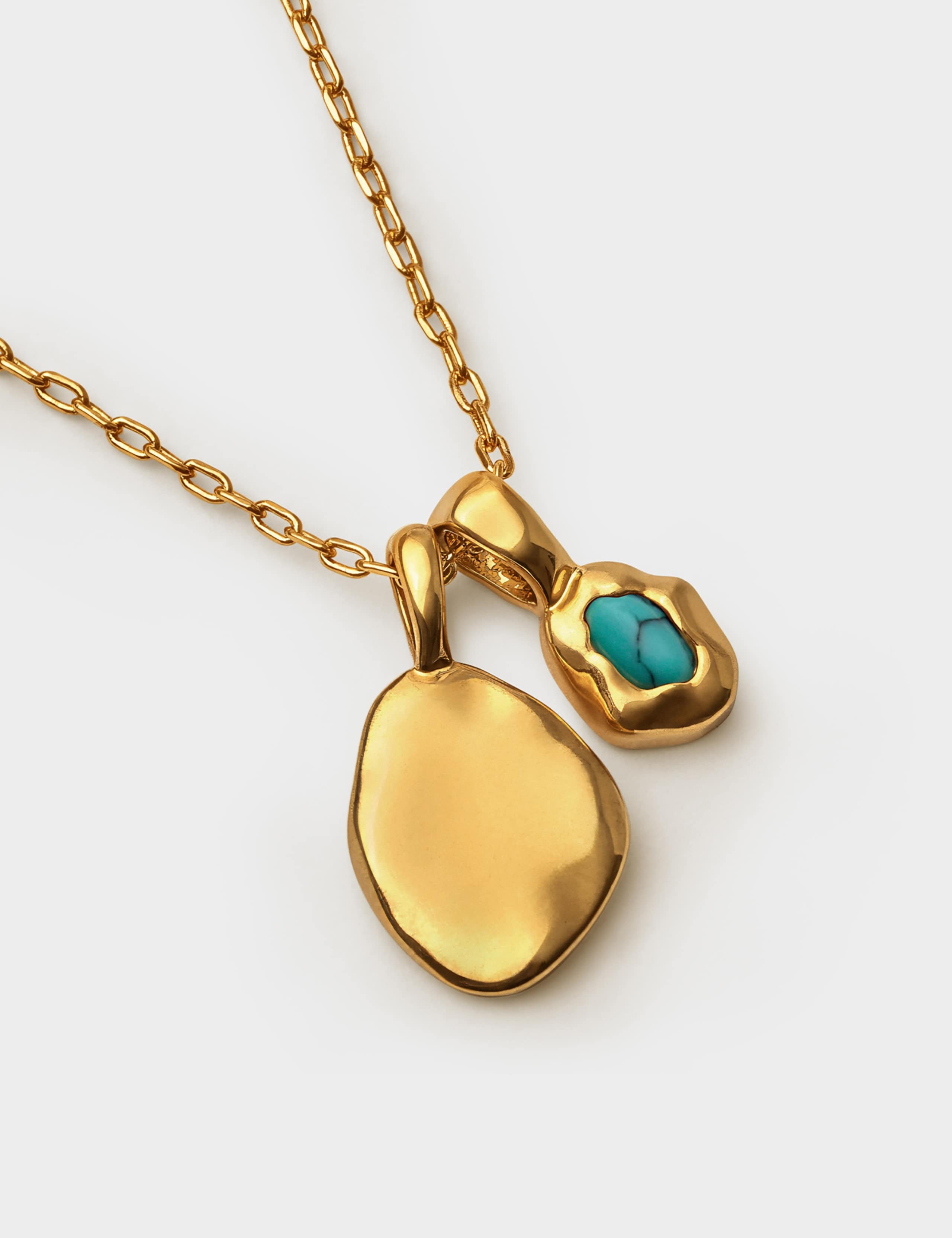 December Birthstone Turquoise Chain Necklace 4 of 6