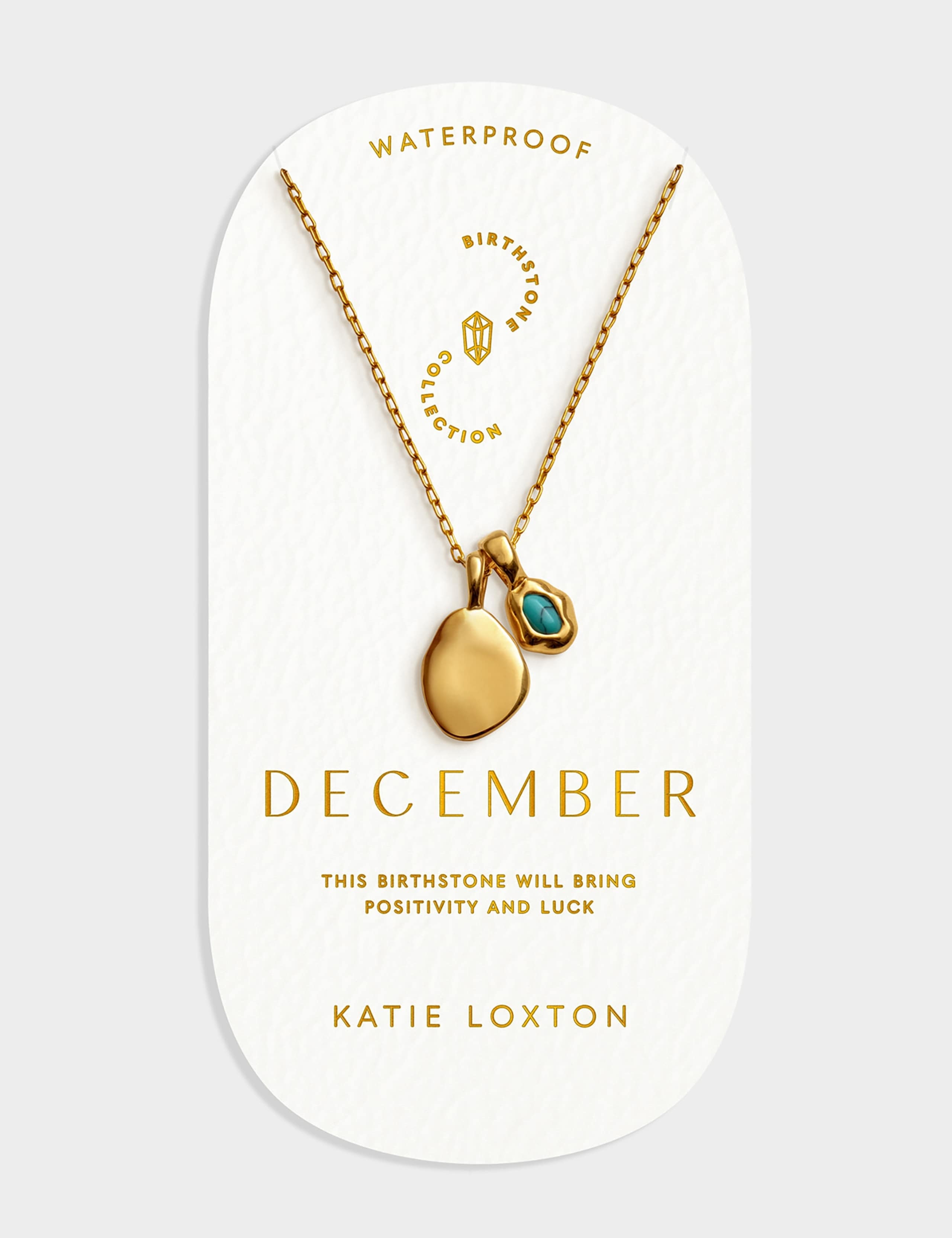 December Birthstone Turquoise Chain Necklace 6 of 6