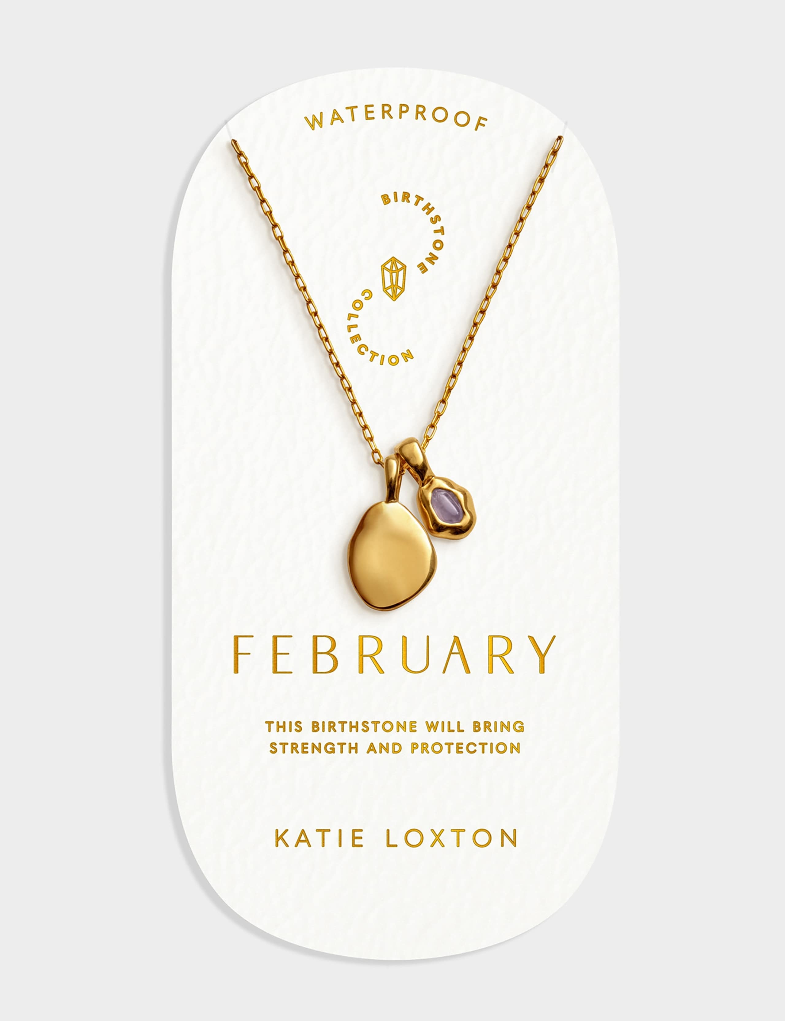 February Birthstone Amethyst Chain Necklace 6 of 6