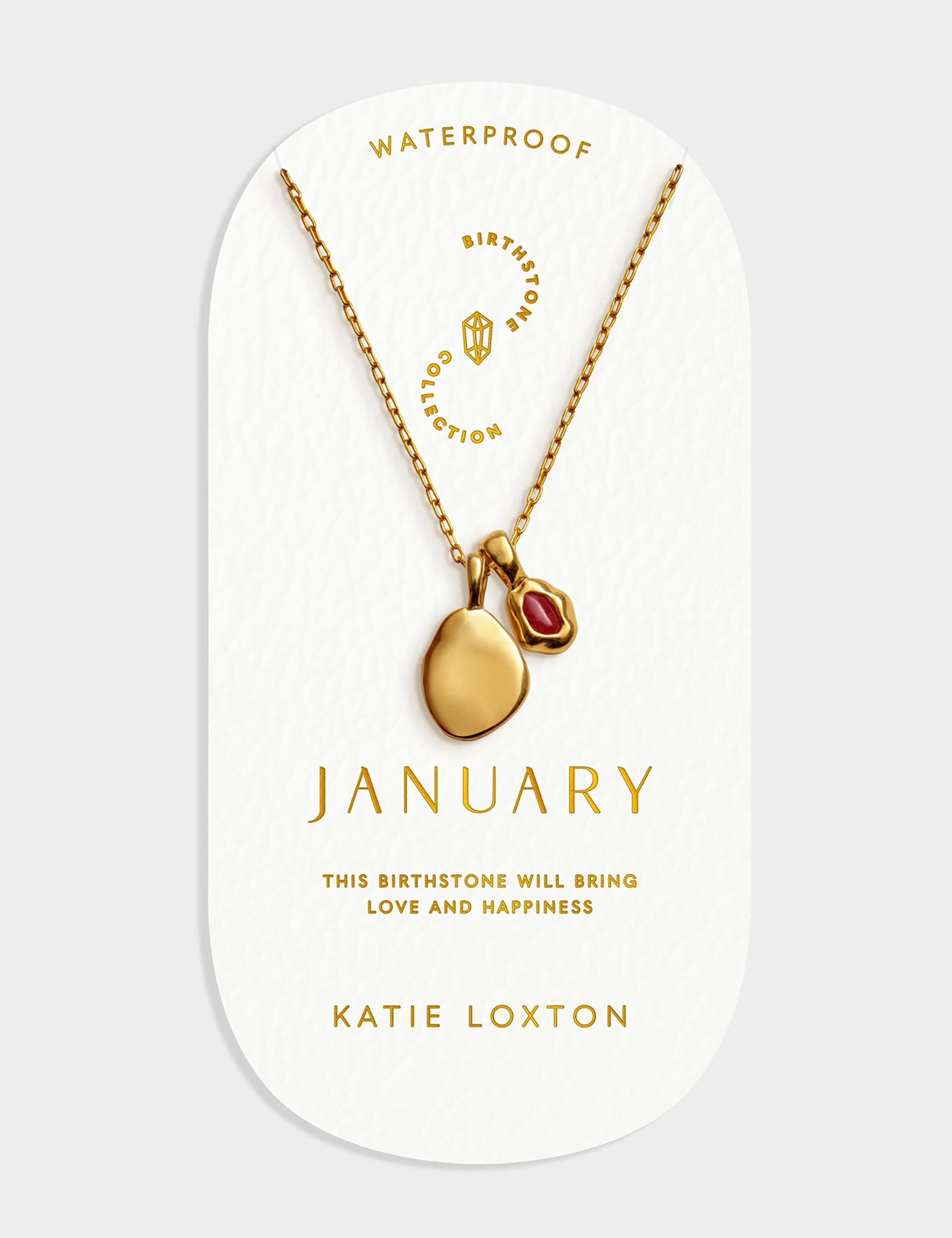 January Birthstone Garnet Chain Necklace 6 of 6