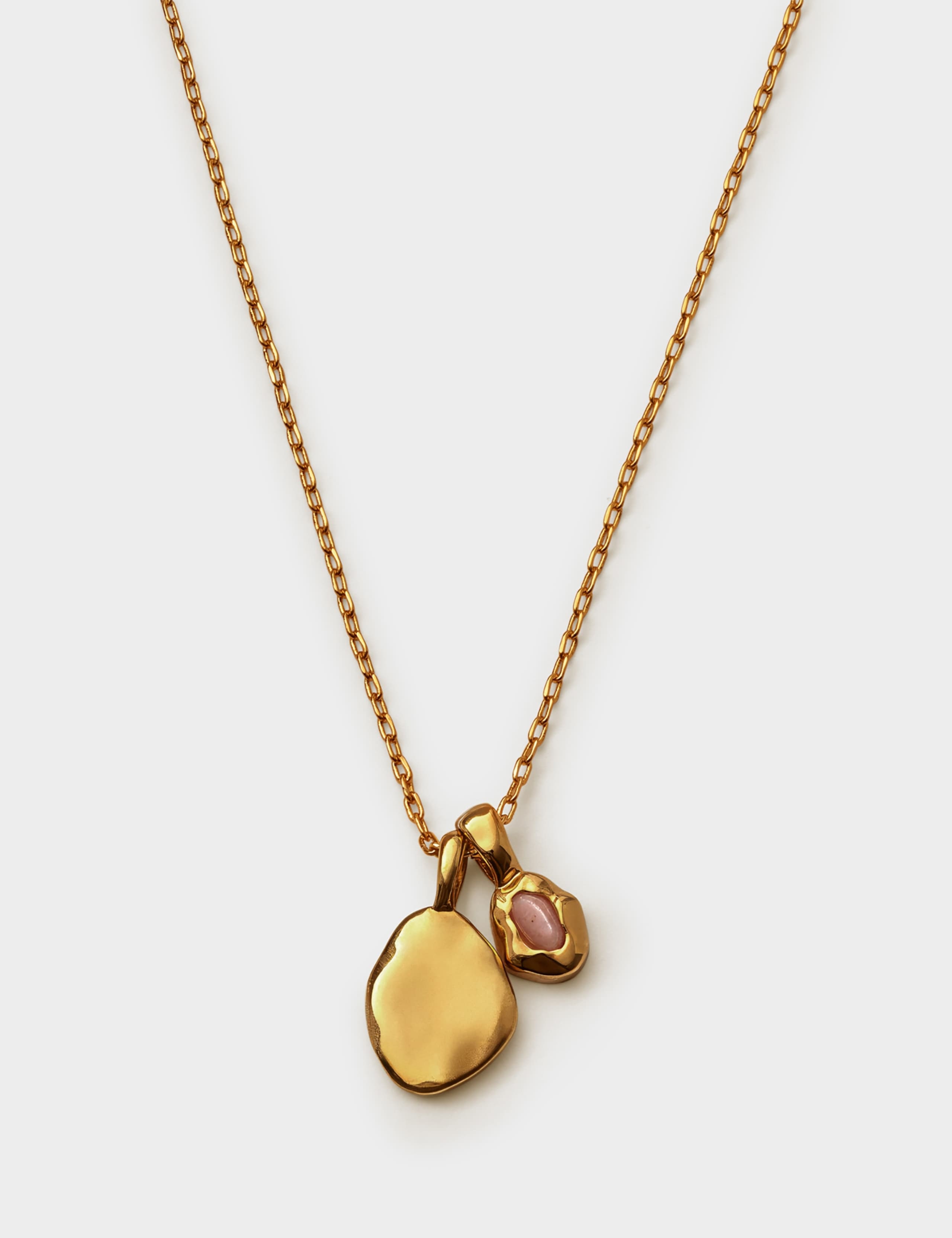 July Birthstone Sunstone Chain Necklace 2 of 6